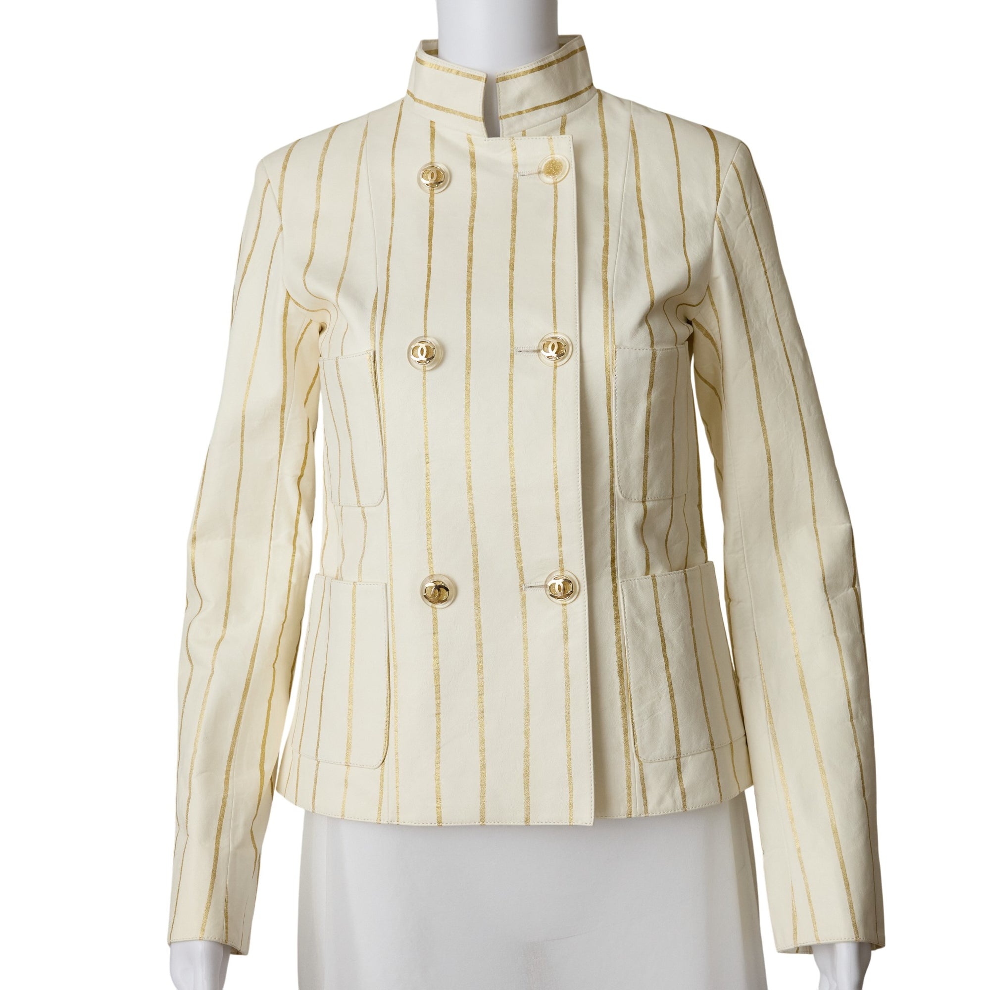 Chanel Pinstripe Jacket Size 4