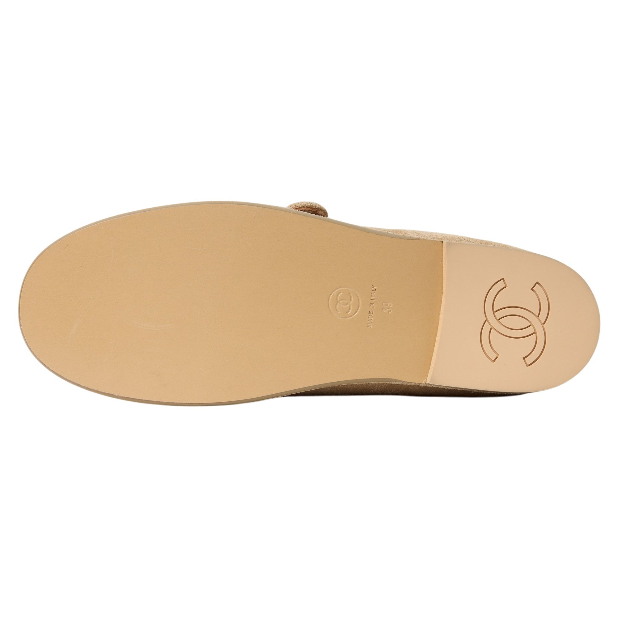 Chanel Shearling Mary Jane Size 9
