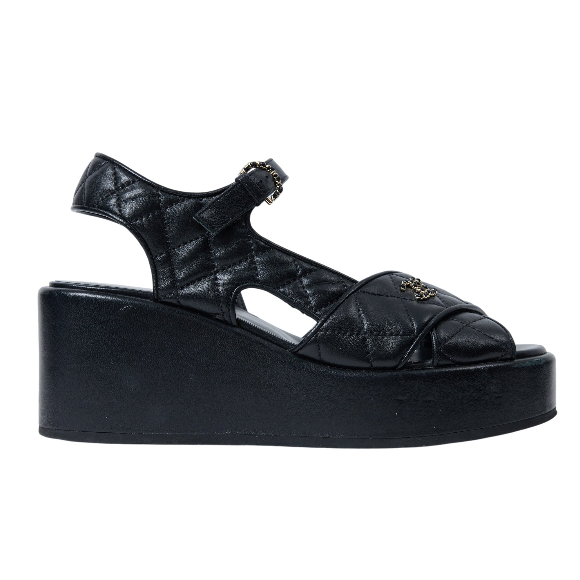Chanel Platform Sandal Size 8