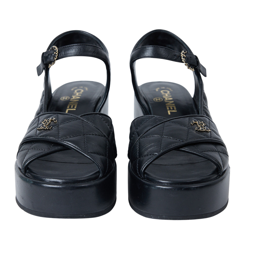 Chanel Platform Sandal Size 8