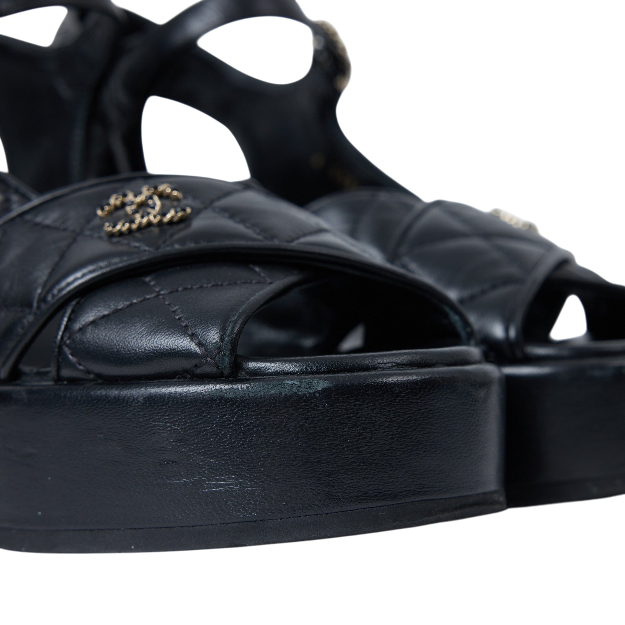 Chanel Platform Sandal Size 8