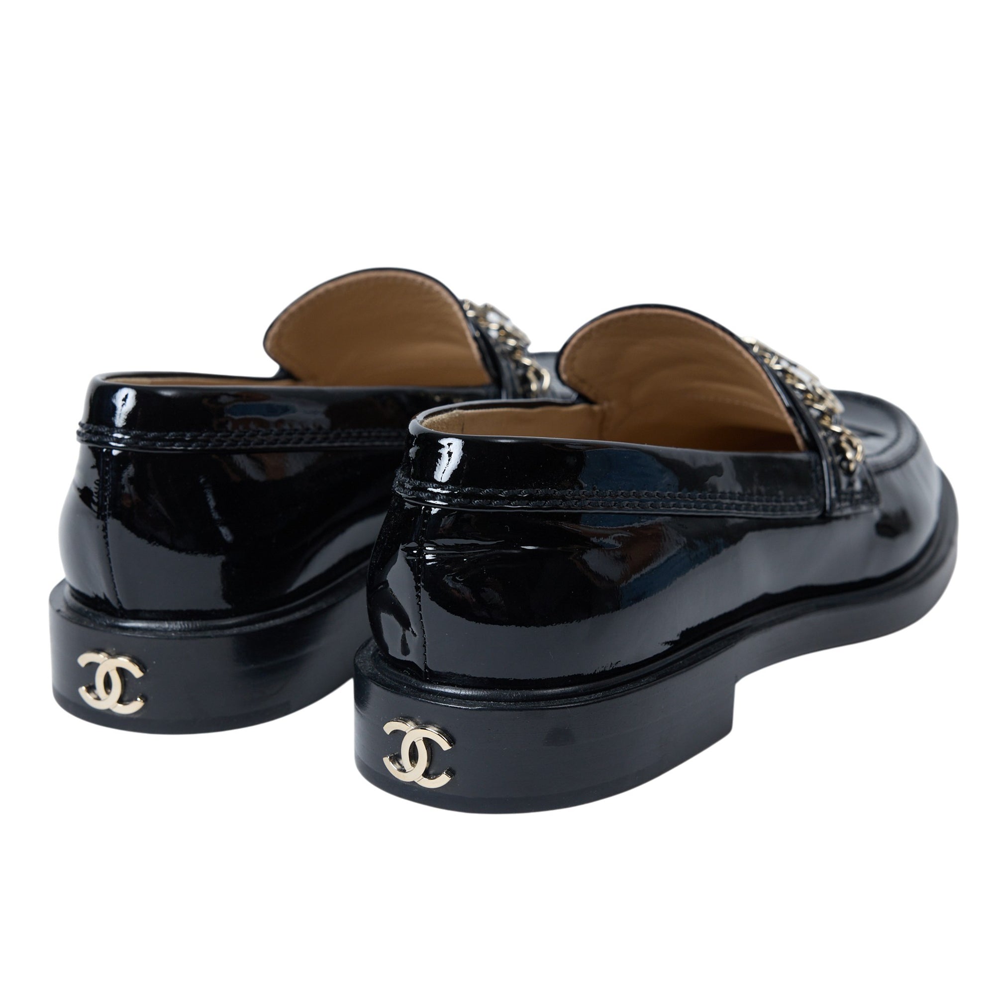 Chanel Patent Loafer Size 8