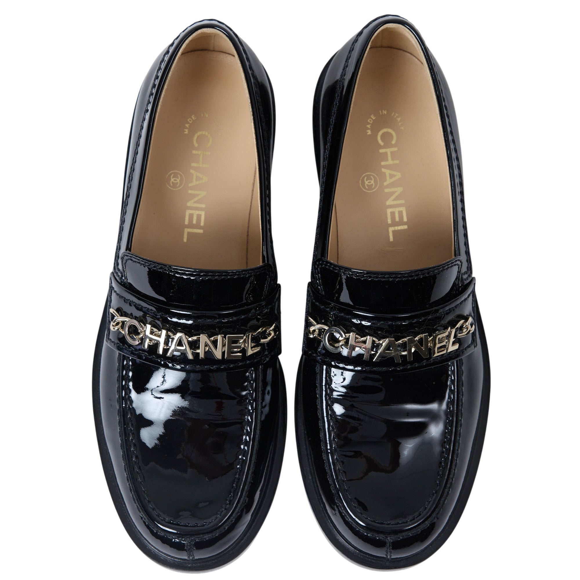 Chanel Patent Loafer Size 8