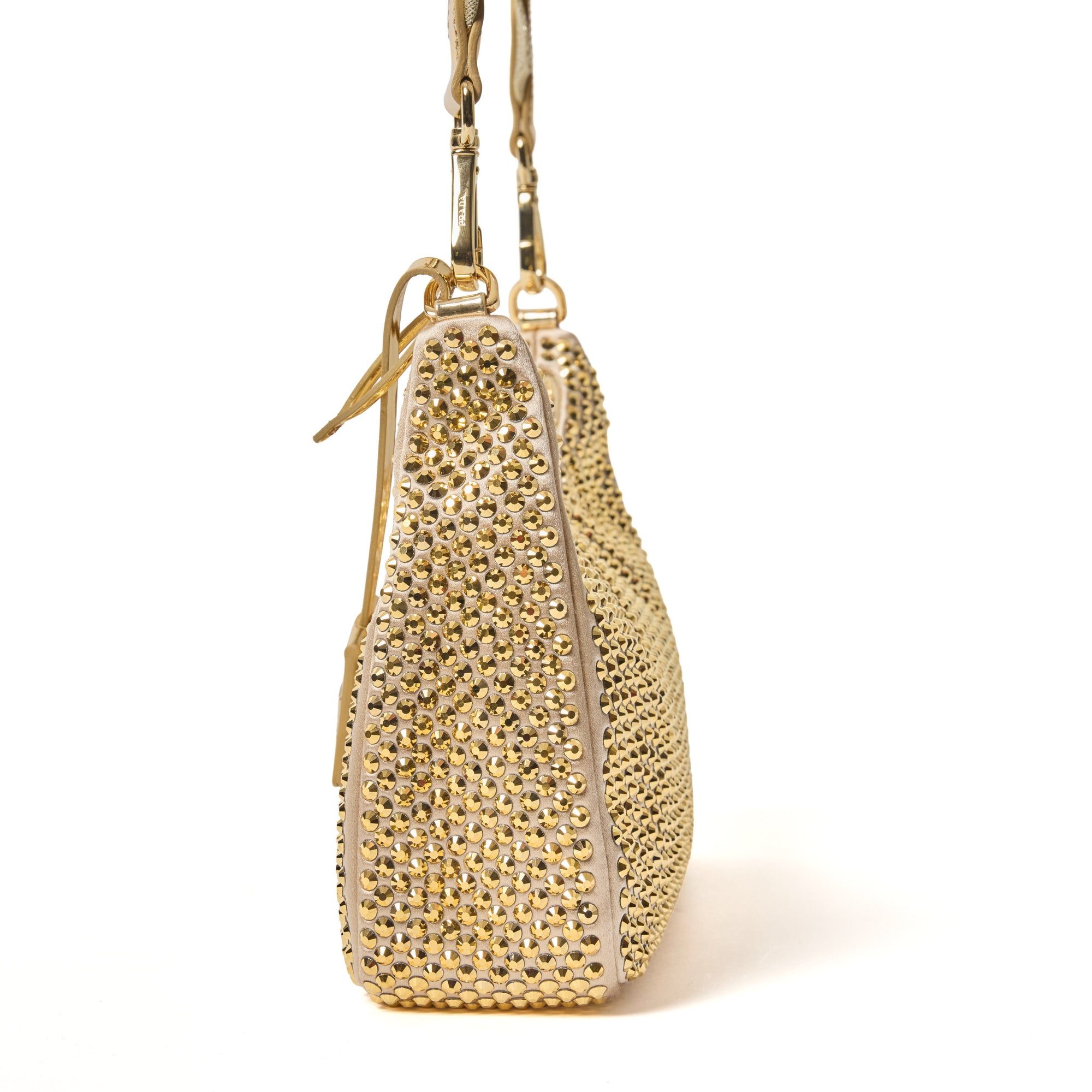 Prada Re-Edition 2005 Satin mini-bag with crystals