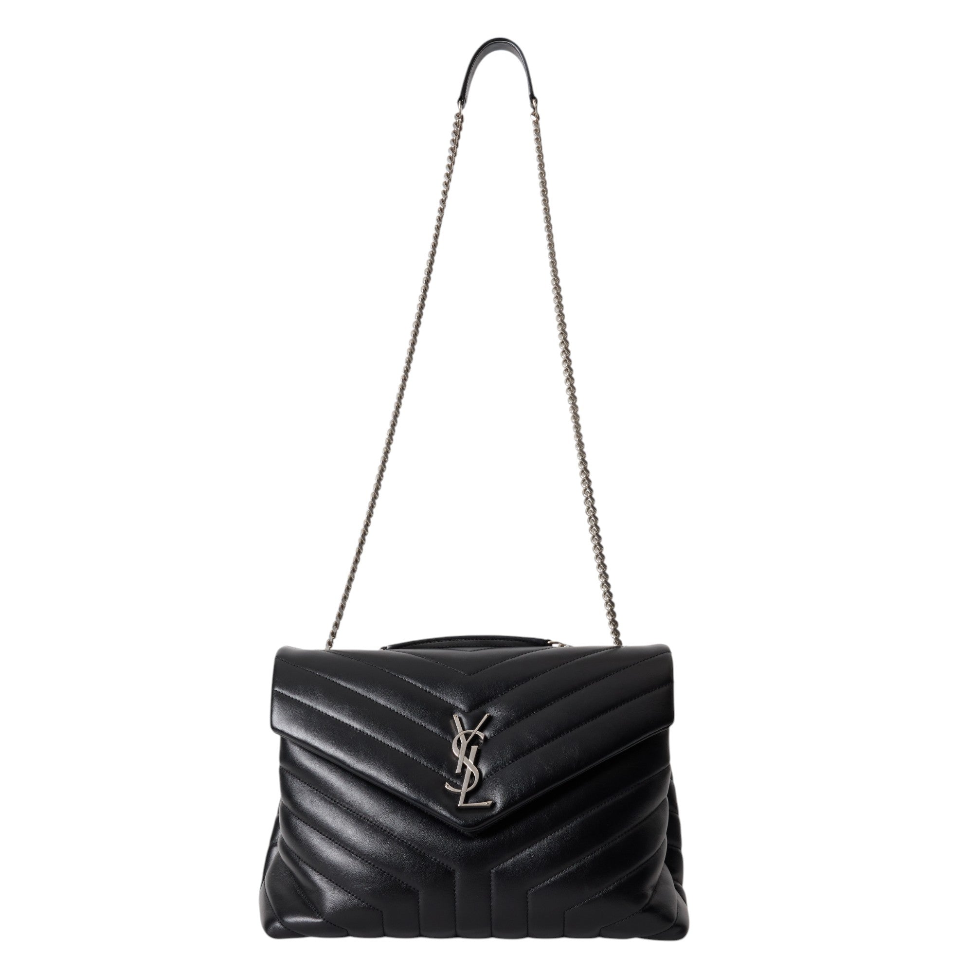 YSL Matelasse Lou Lou Puffer Chain Bag