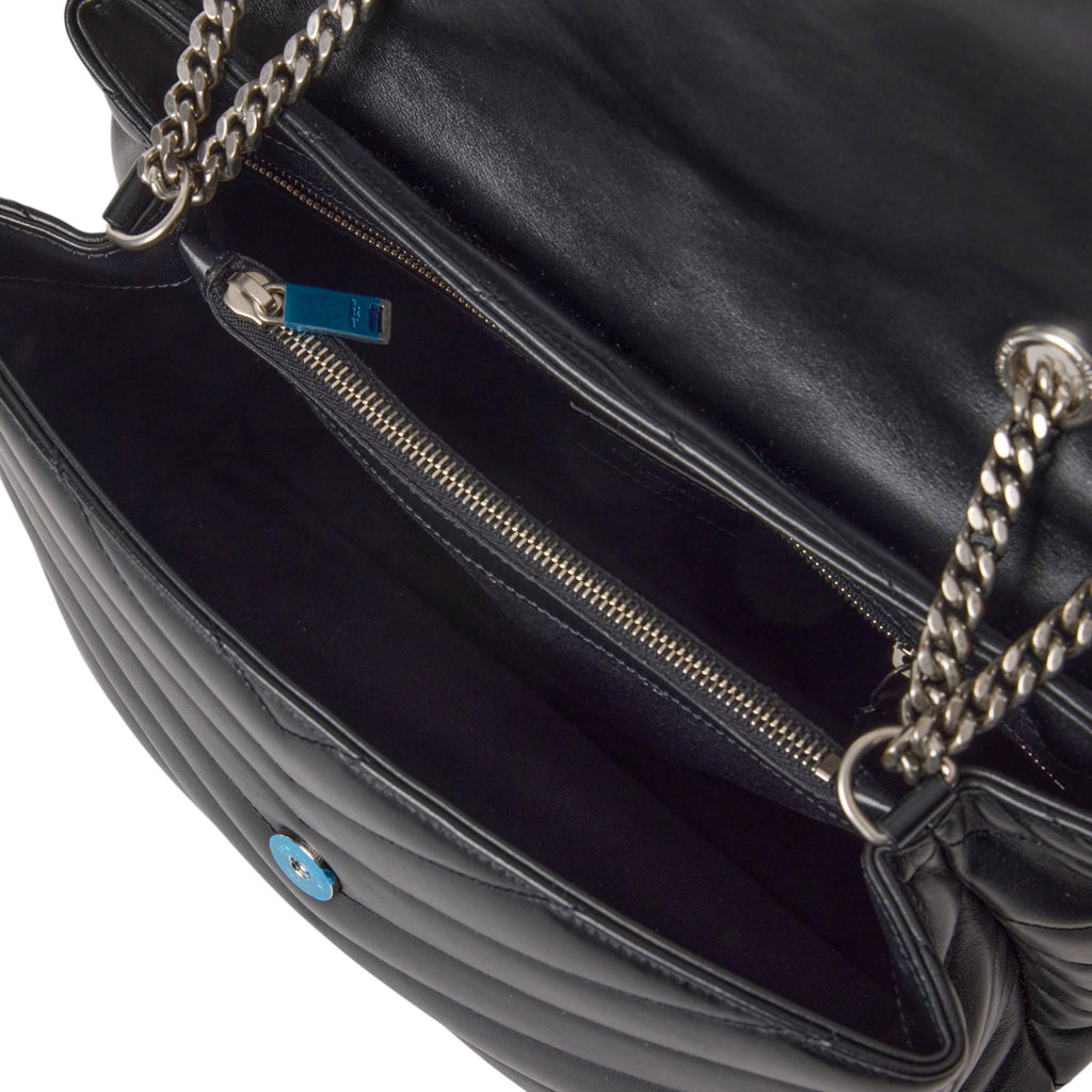 YSL Matelasse Lou Lou Puffer Chain Bag