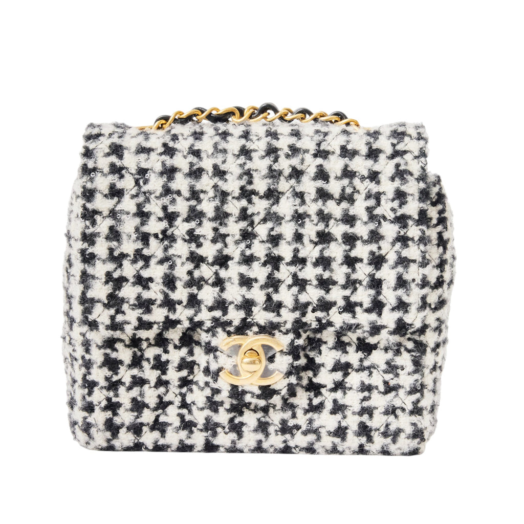 Chanel Mini Square Classic Houndstooth