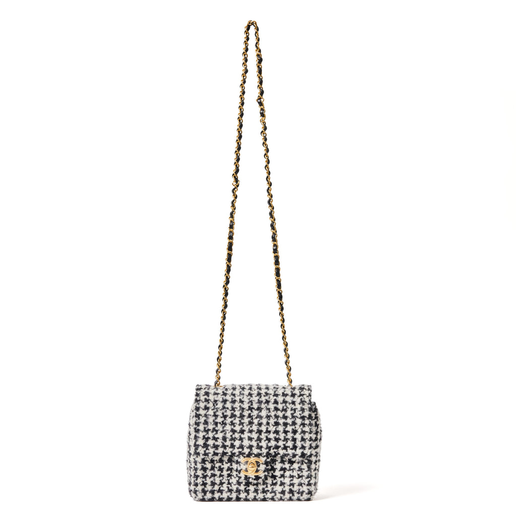 Chanel Mini Square Classic Houndstooth
