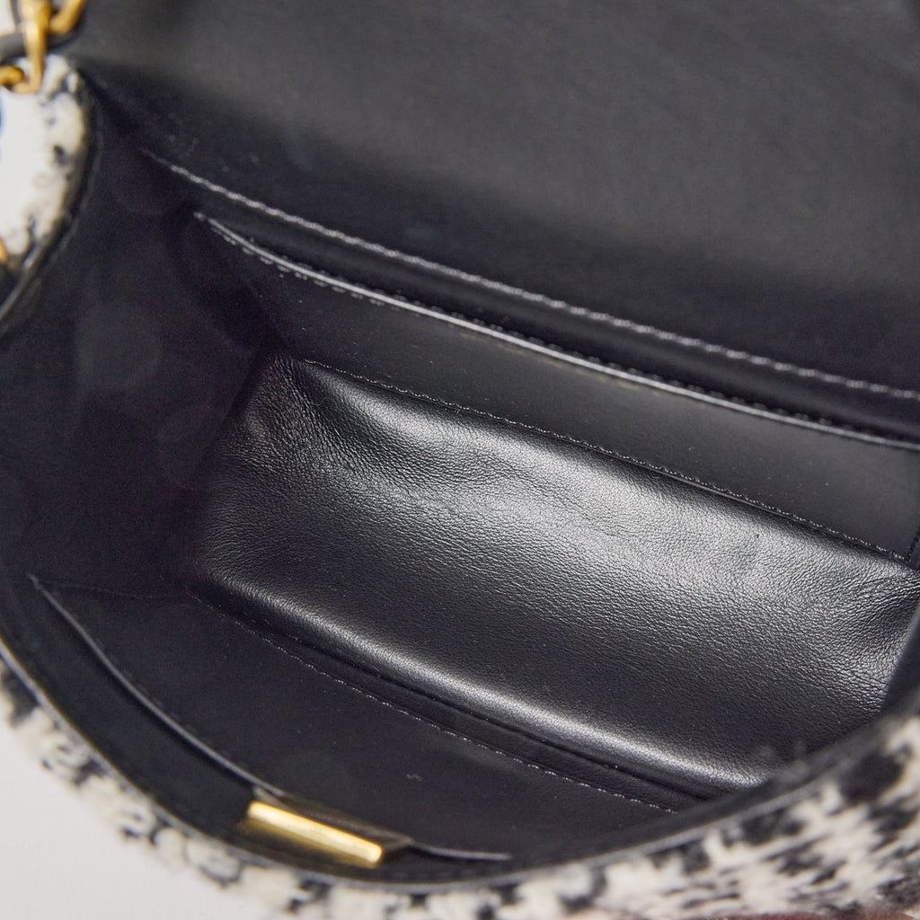 Chanel Mini Square Classic Houndstooth