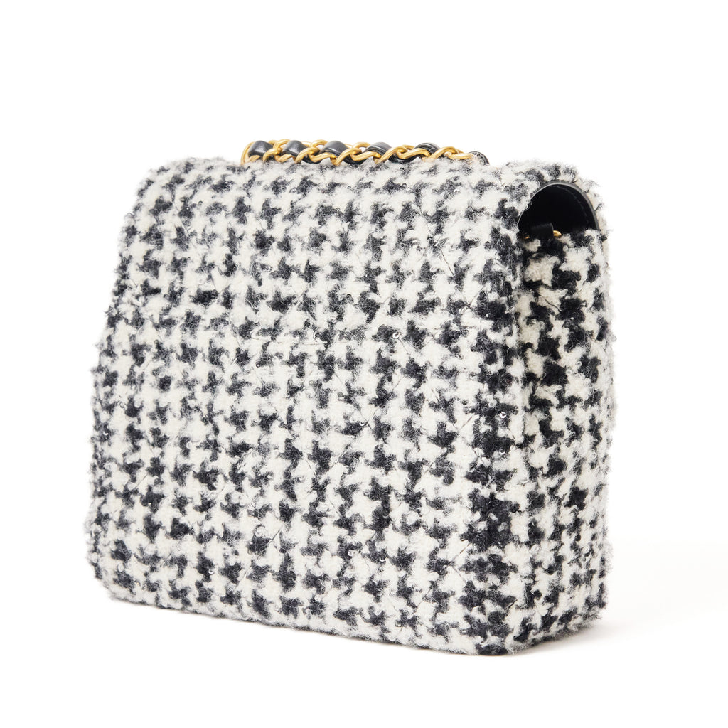 Chanel Mini Square Classic Houndstooth