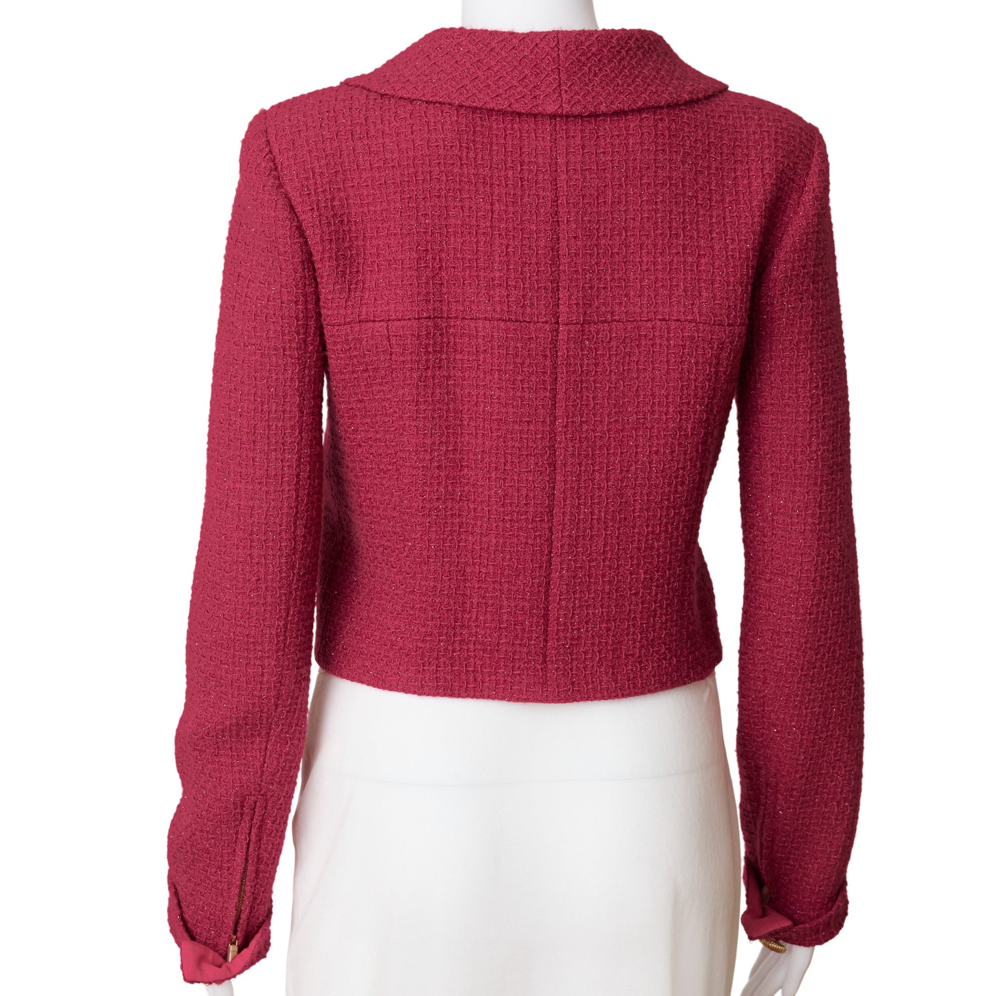 Chanel Cropped Jacket Size 6