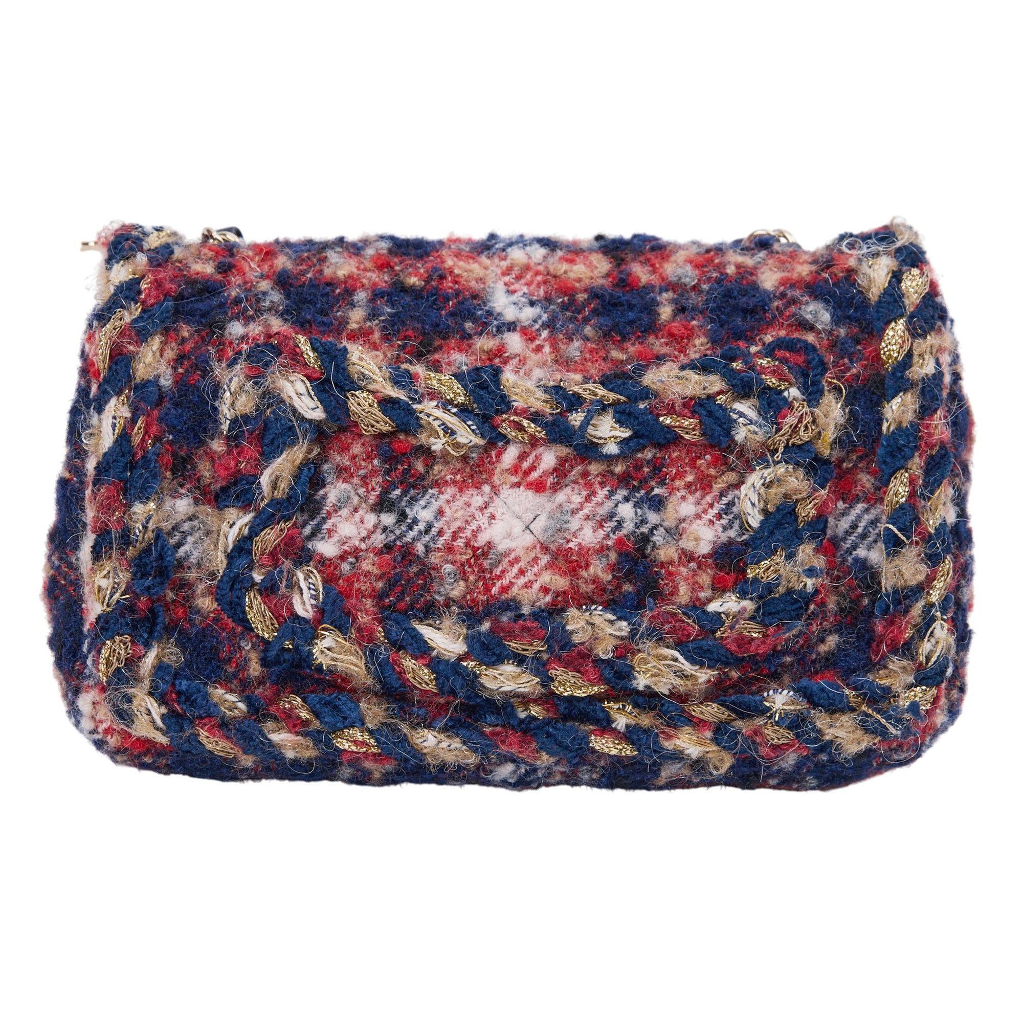 Chanel Tweed Charm Flap