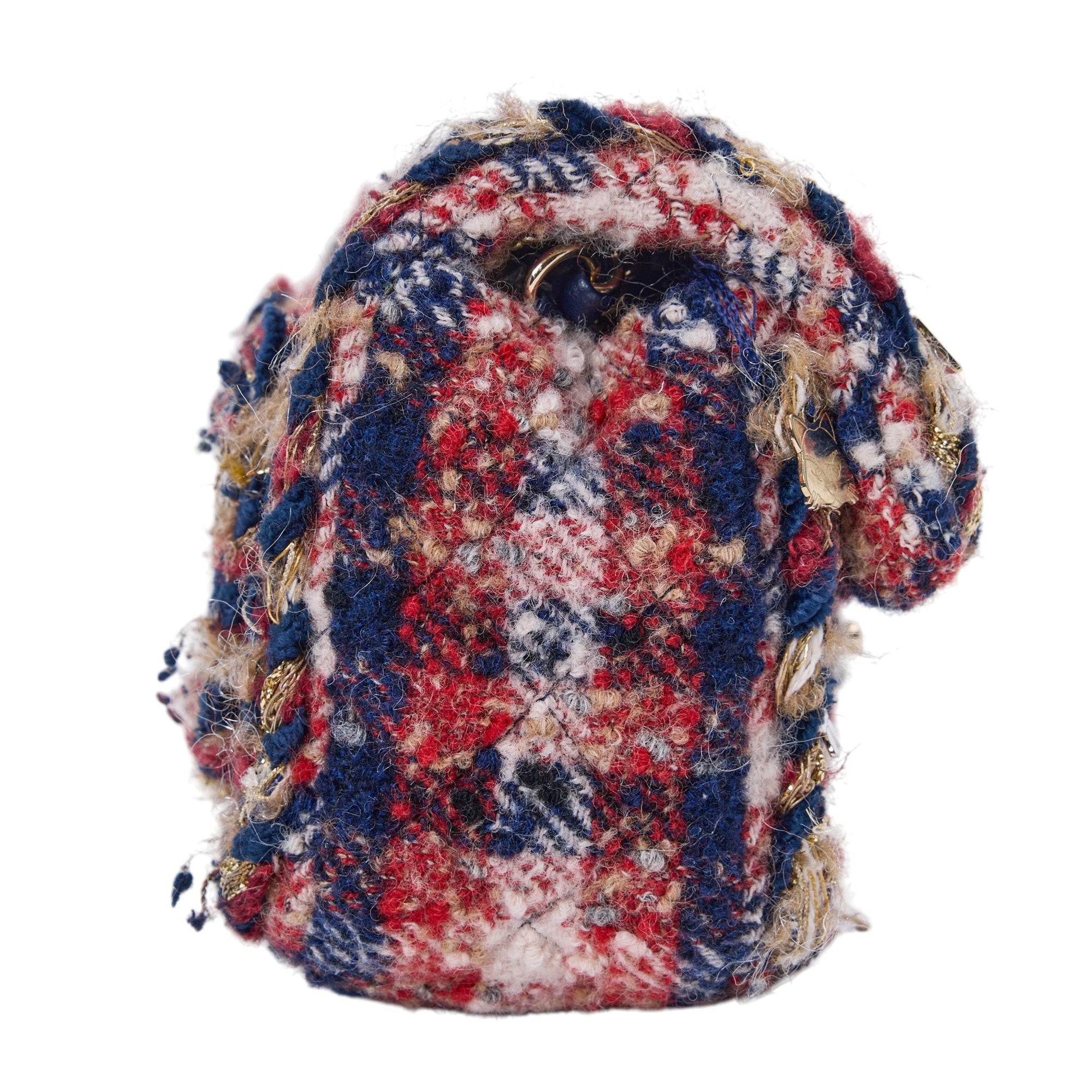 Chanel Tweed Charm Flap