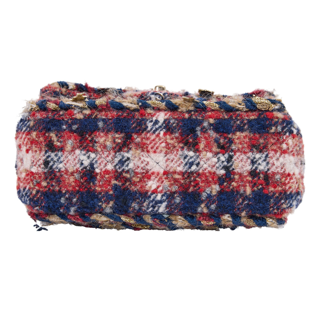 Chanel Tweed Charm Flap