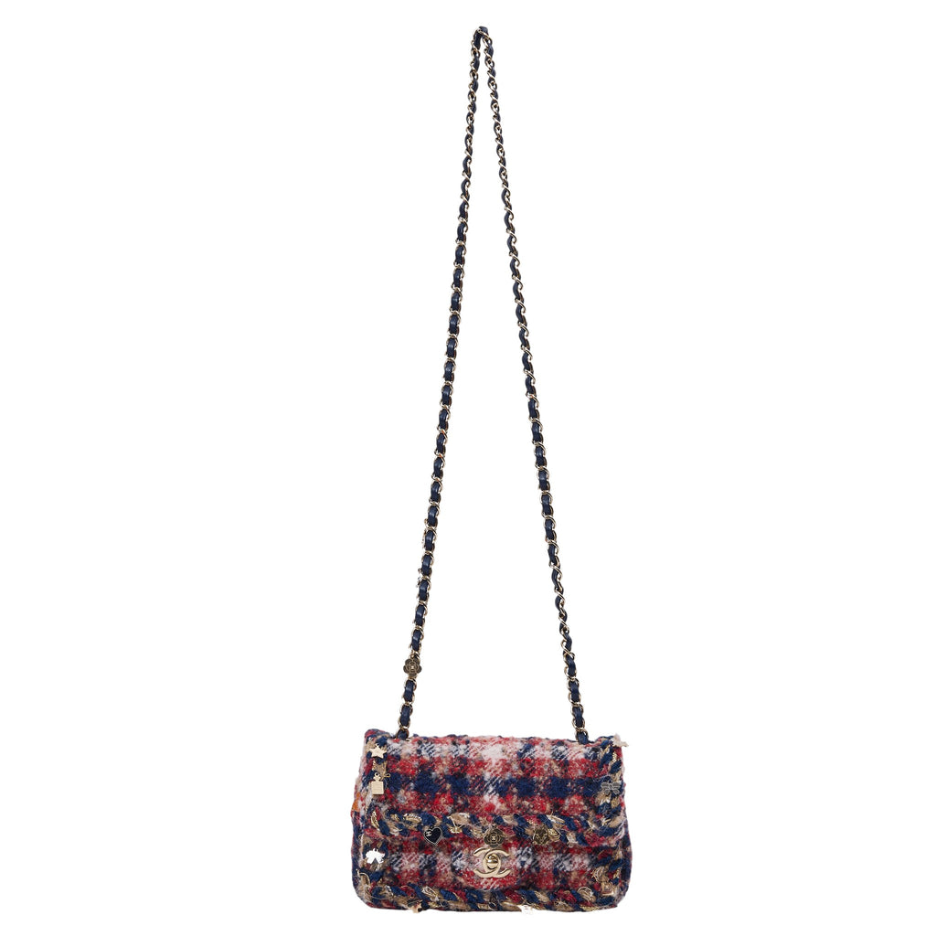 Chanel Tweed Charm Flap