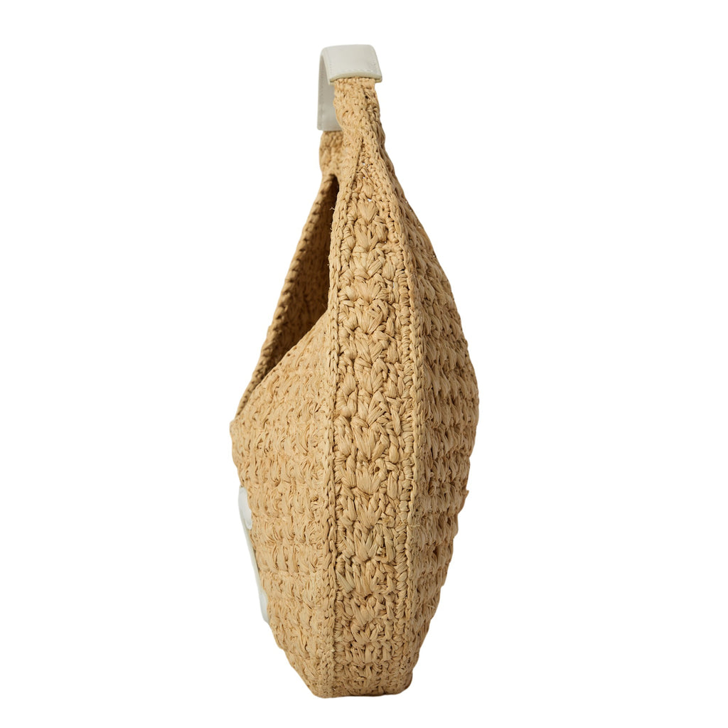 Celine Raffia Shoulder Bag