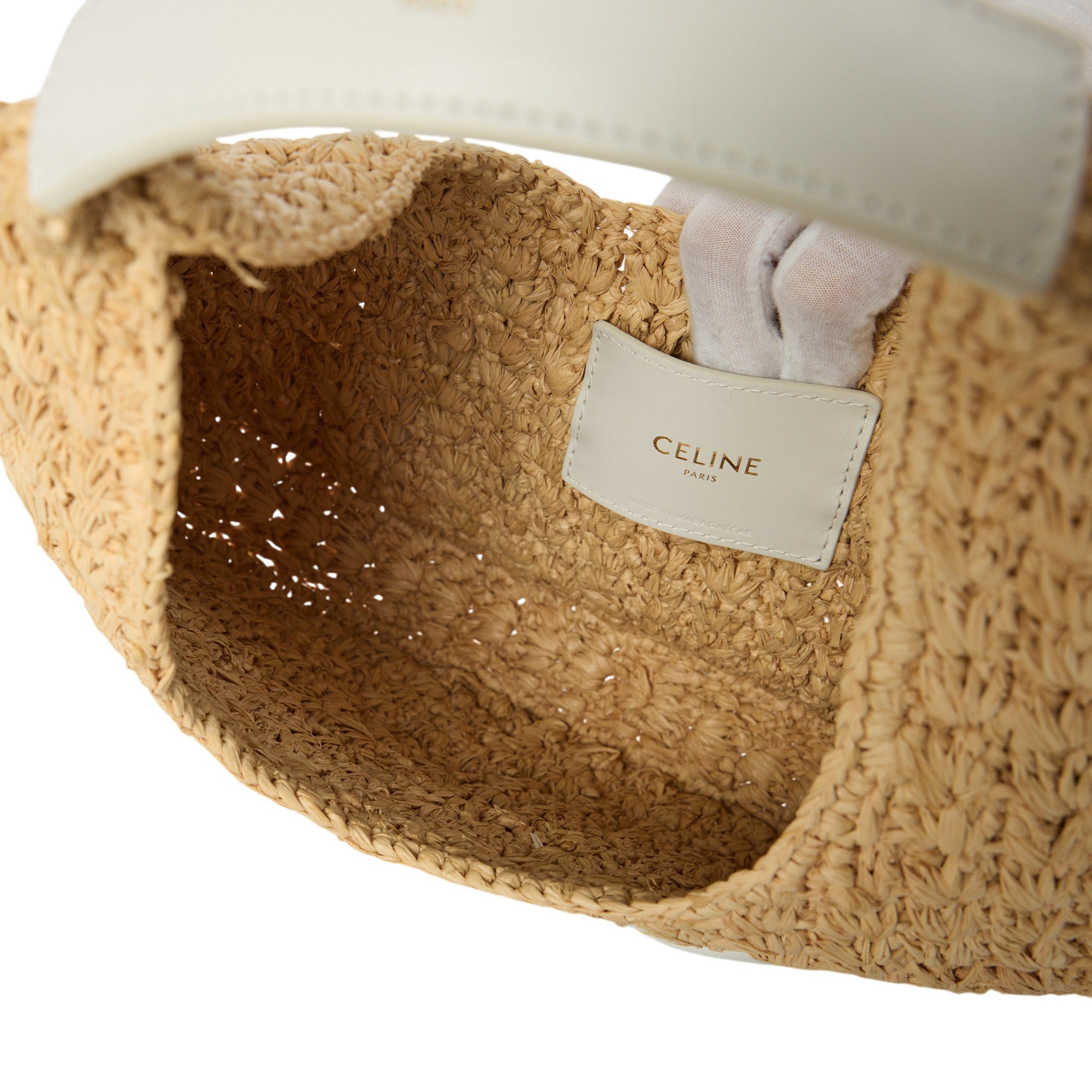 Celine Raffia Shoulder Bag