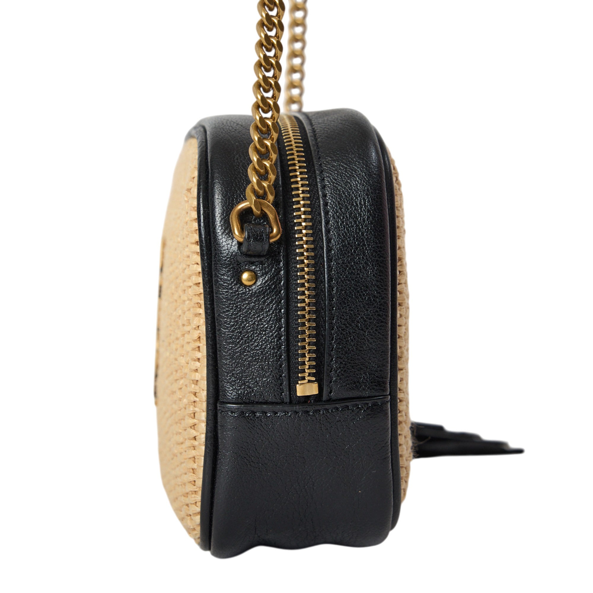 YSL Raffia Camera Bag