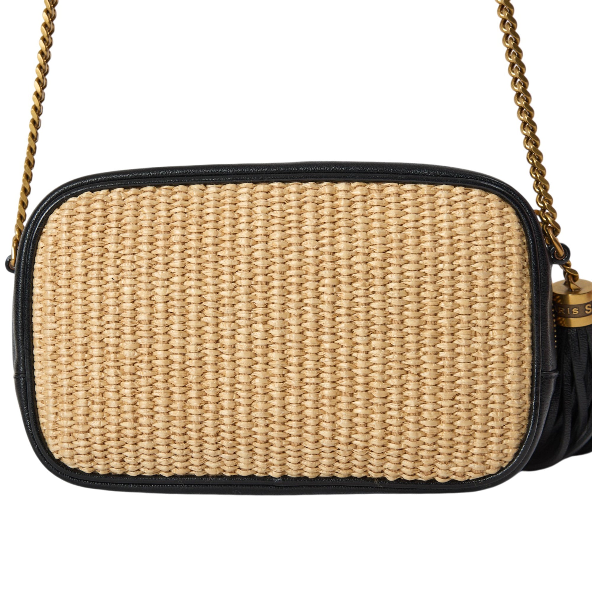 YSL Raffia Camera Bag