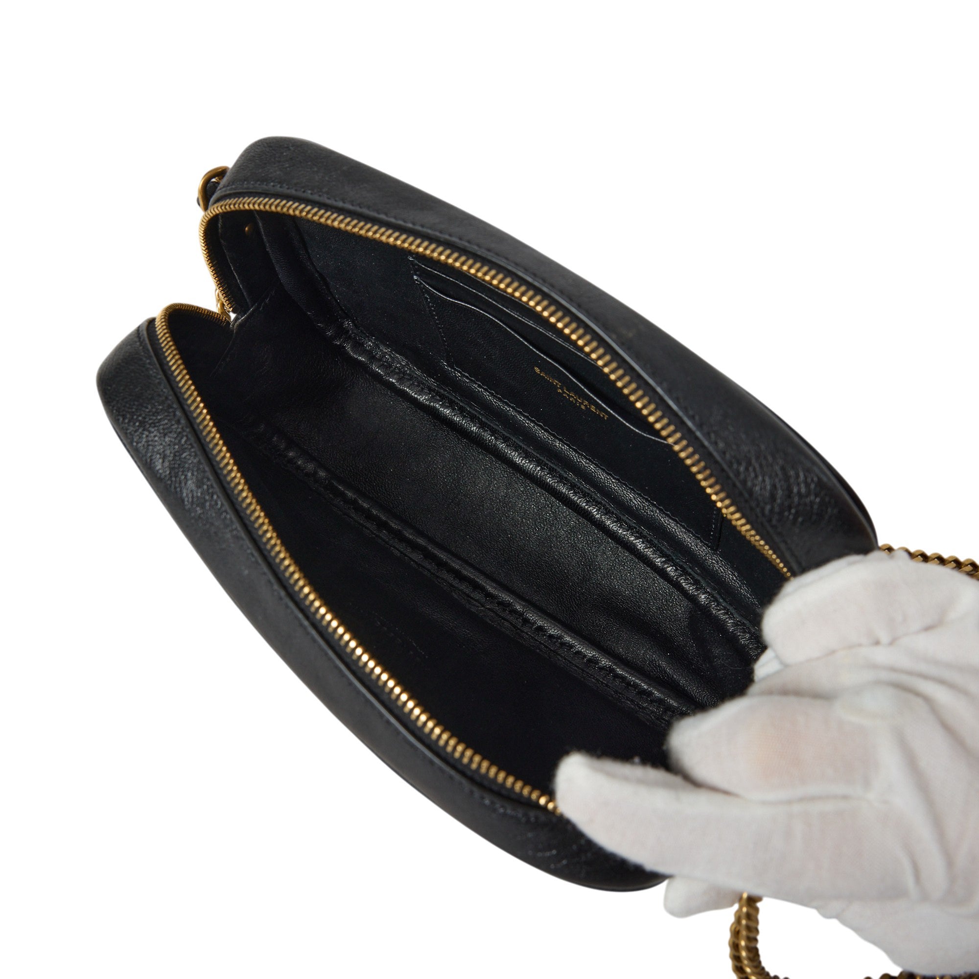 YSL Raffia Camera Bag