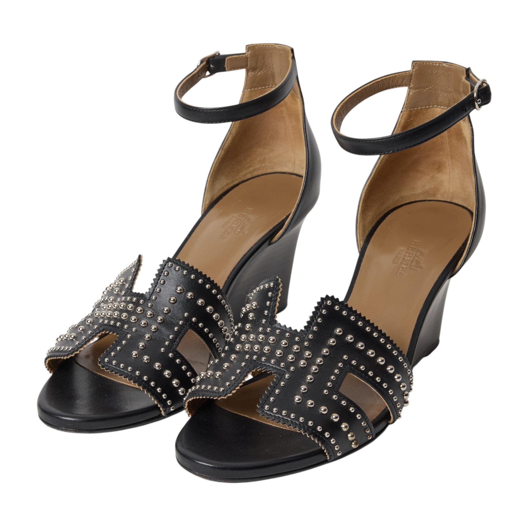 Hermes Lengend Wedge Sandal Size 8.5