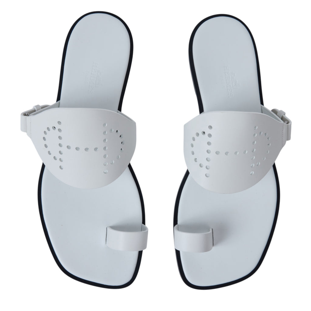 Hermes Hera Leather Slides