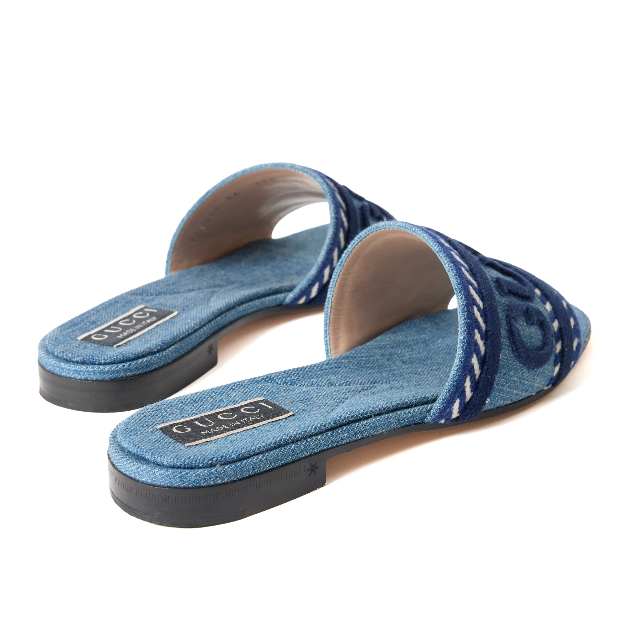Gucci Denim Slide Size 6