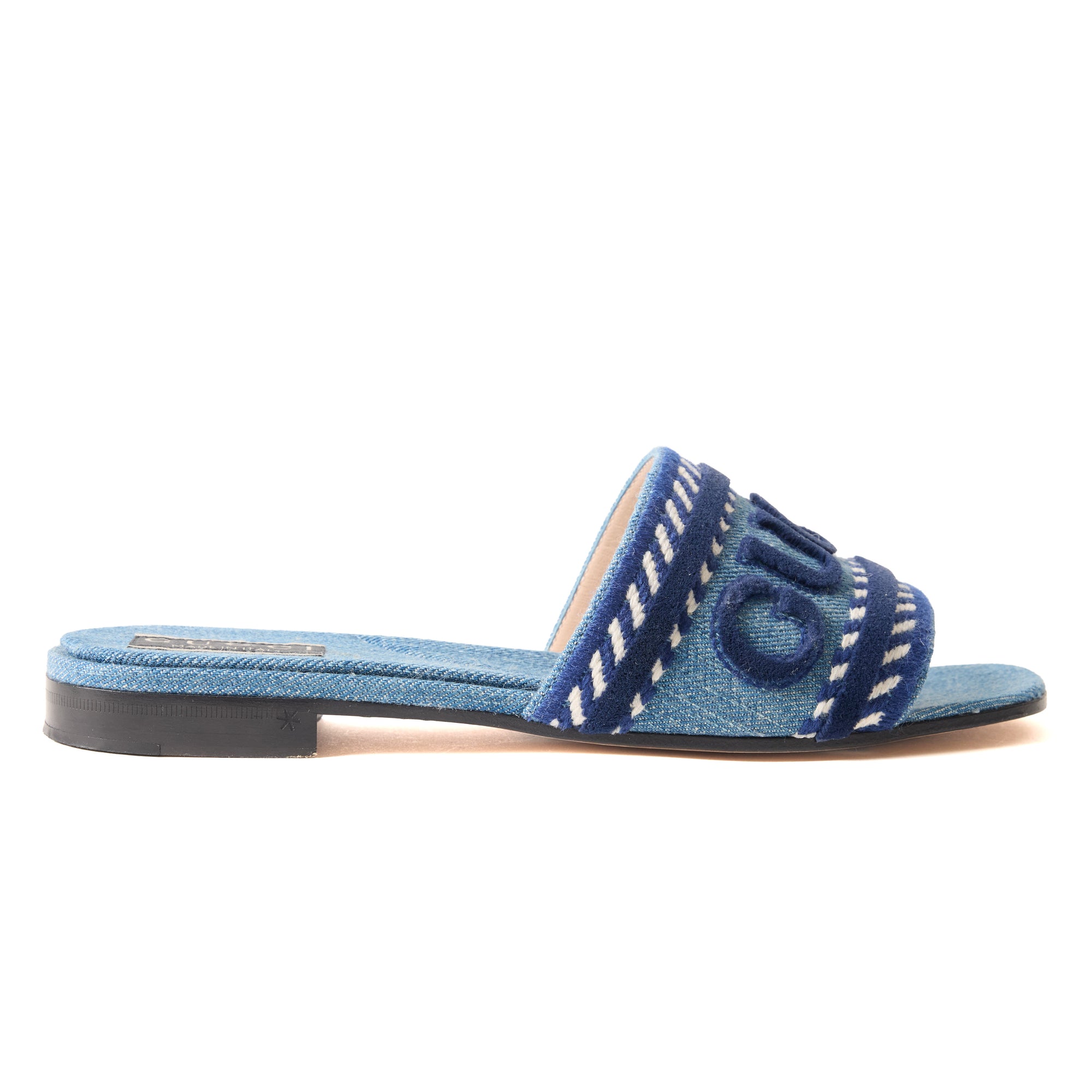 Gucci Denim Slide Size 6