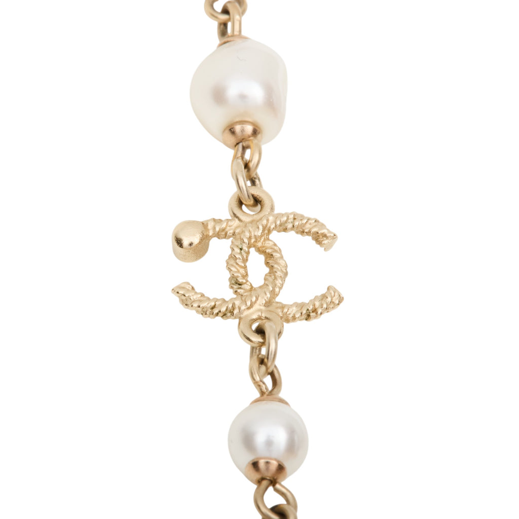 Chanel Pearl CC Necklace