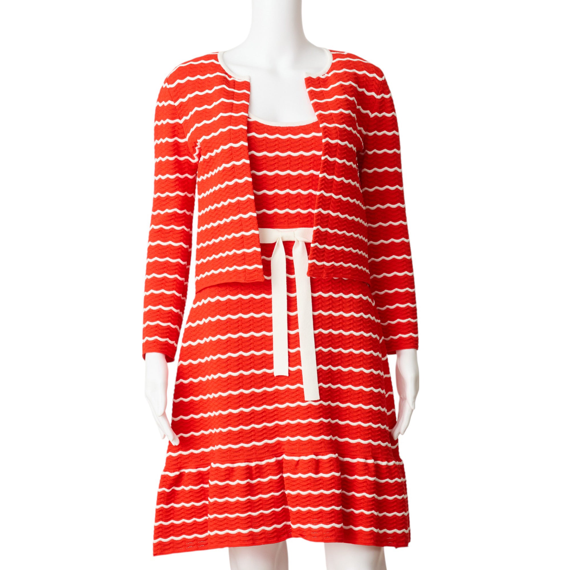 Carolina Herrera Dress & Sweater Set