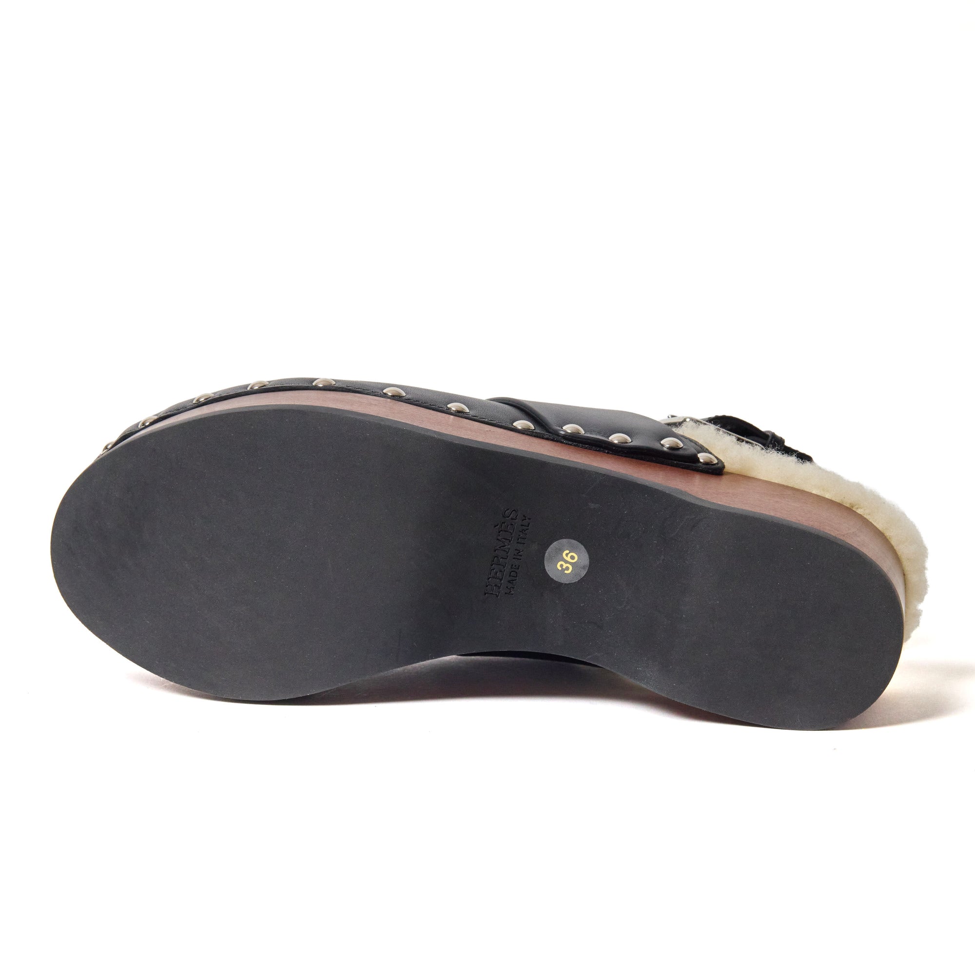 Hermes Clay Mule Size 6