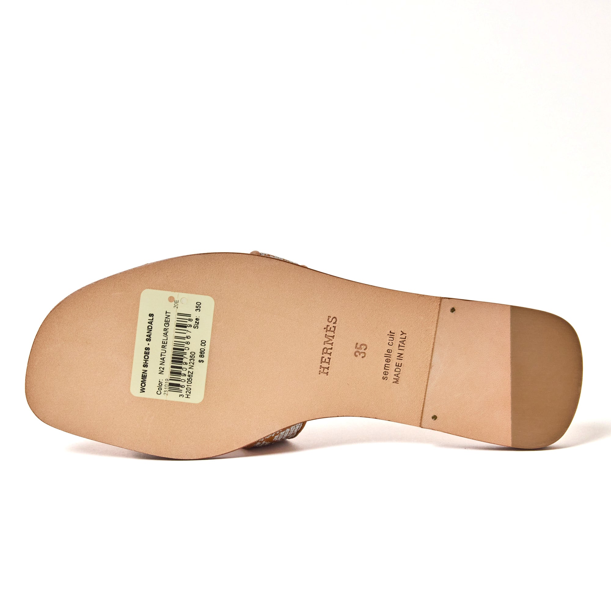 Hermes Embroidered Oran Size 5