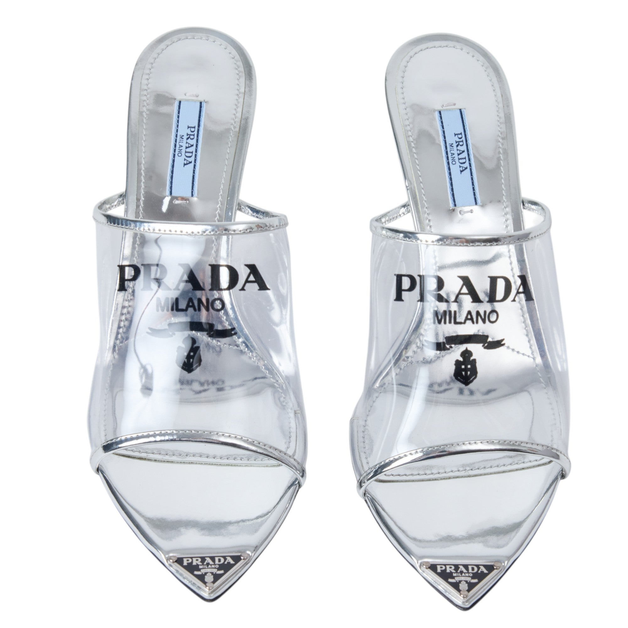 Prada Silver Pump Size 9.5