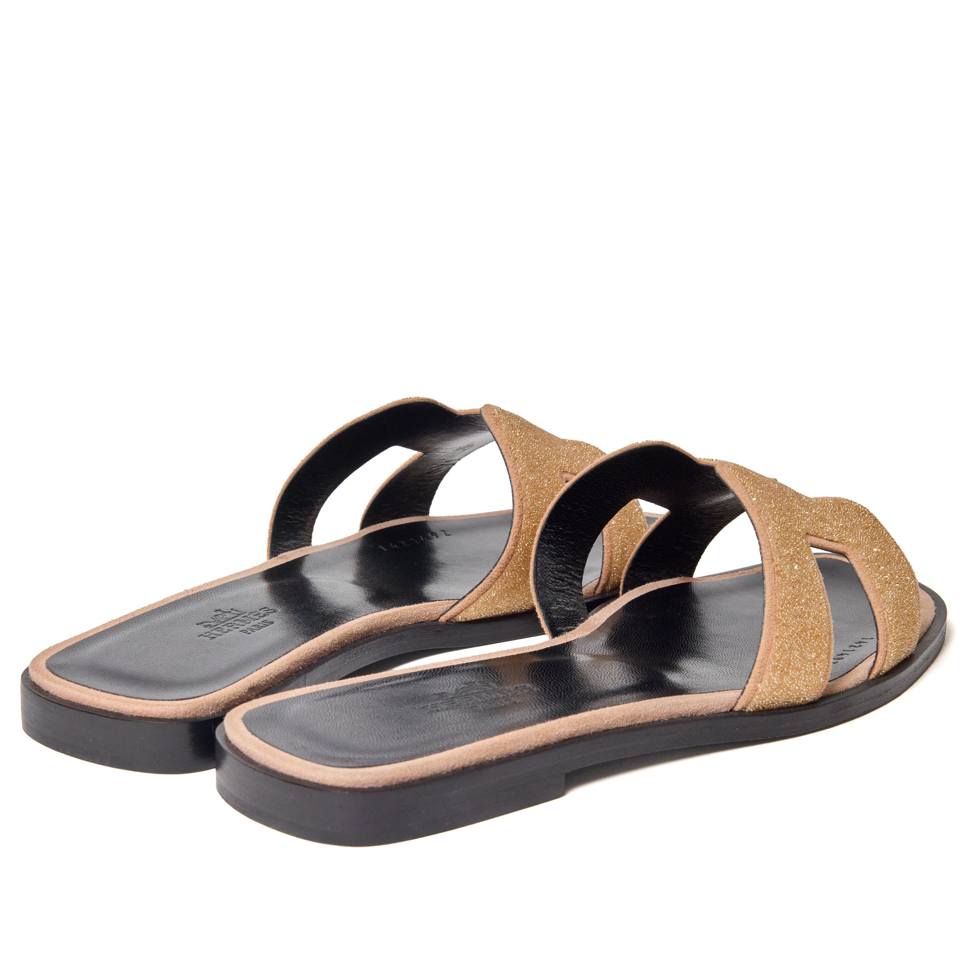 Hermes Crystal Oran Sandal Size 5
