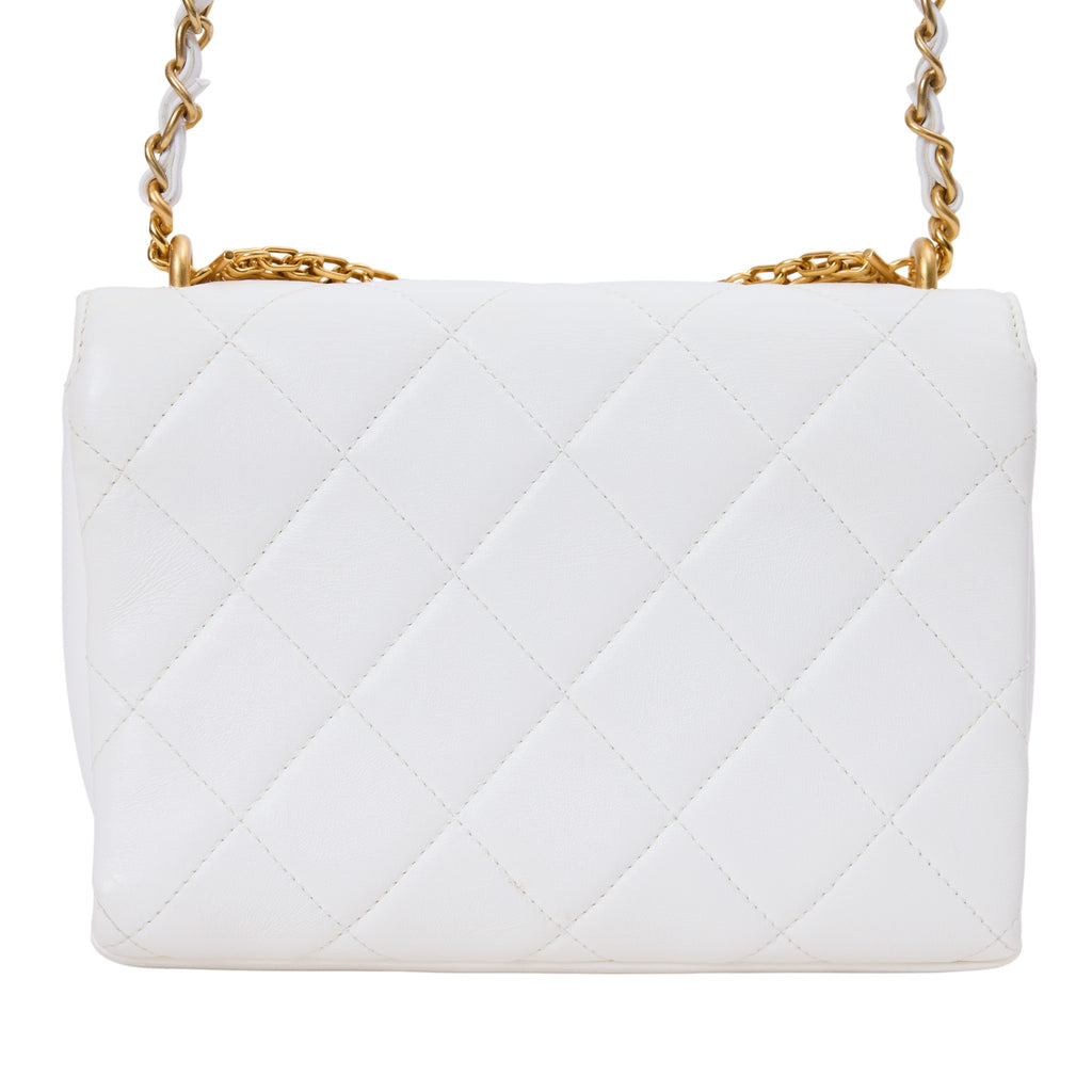 Chanel Quilted Crystal Chain Bag