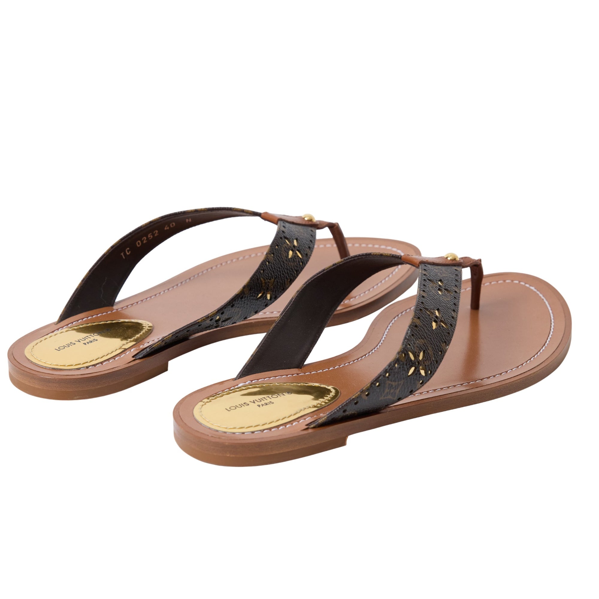 Louis Vuitton Thong Flip Flop Size 10