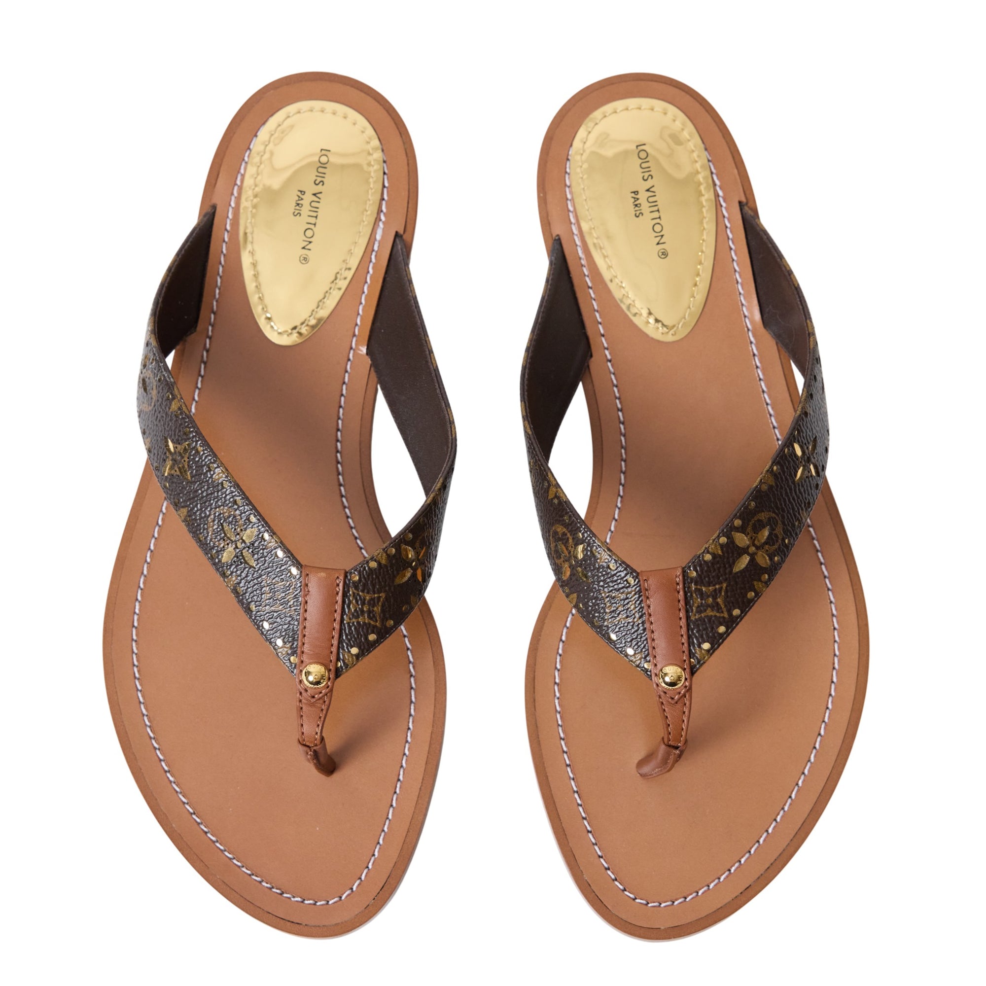 Louis Vuitton Thong Flip Flop Size 10