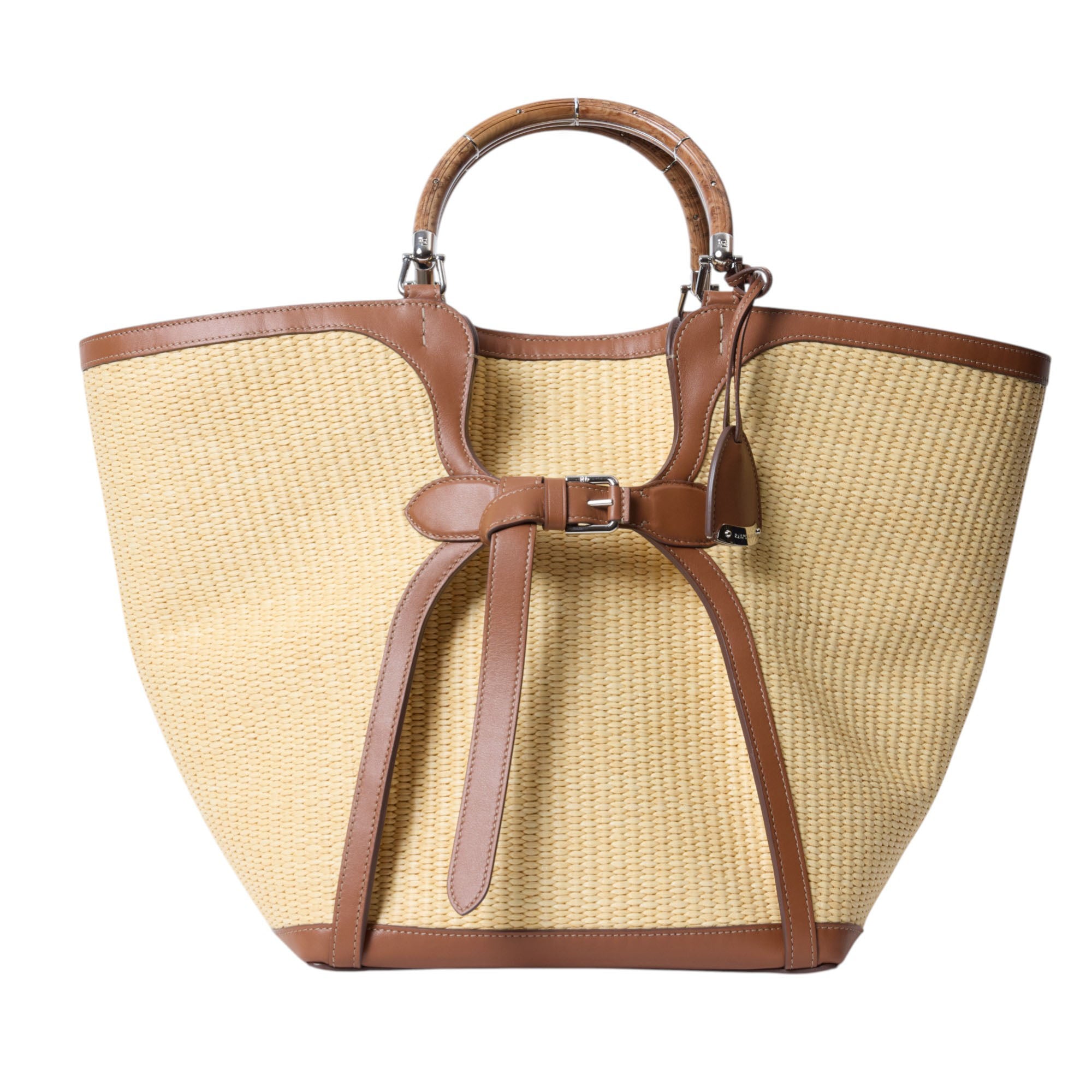 Ralph Lauren The Ralph Braided Large Raffia Tote