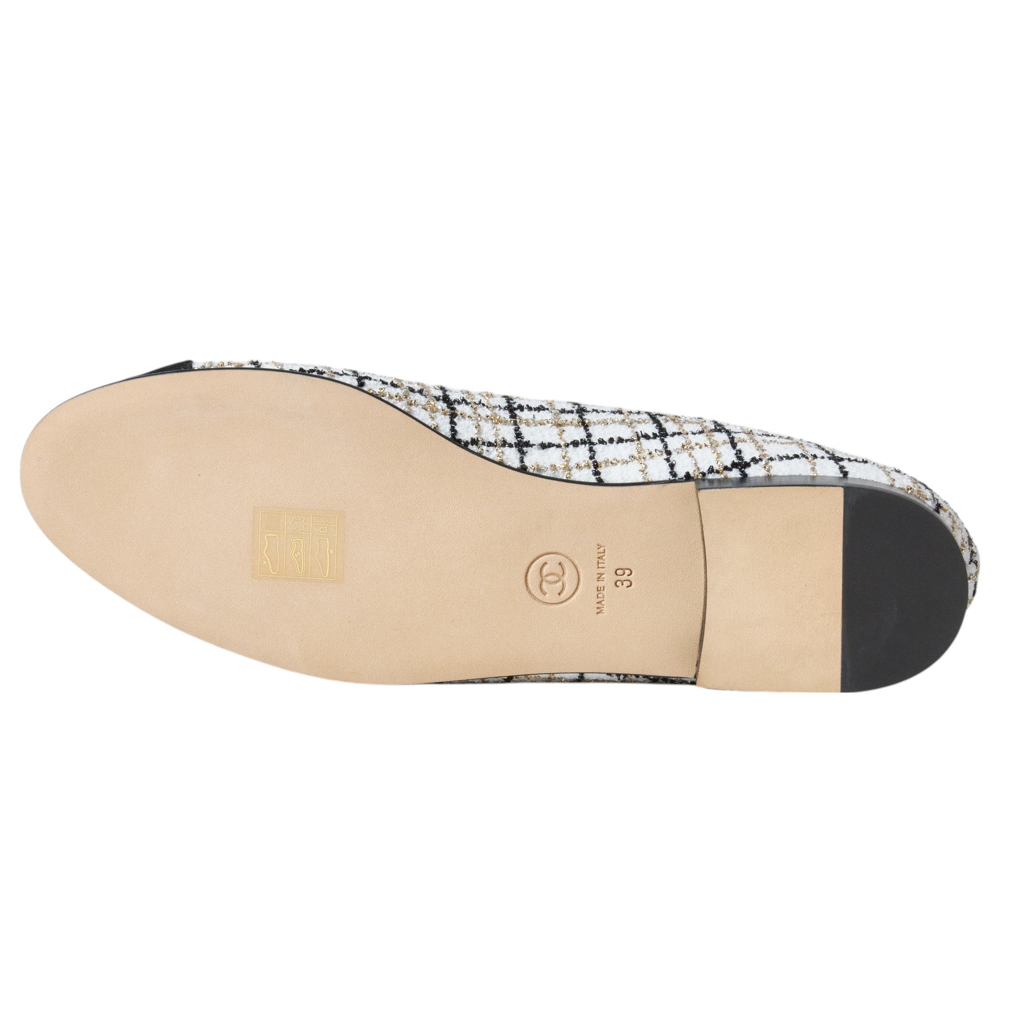 Chanel Tweed Flat Size 9