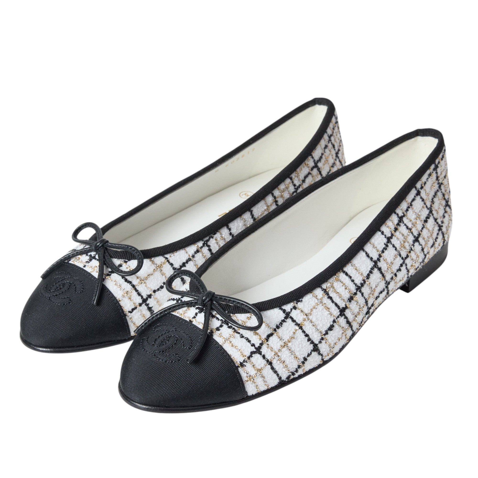 Chanel Tweed Flat Size 9