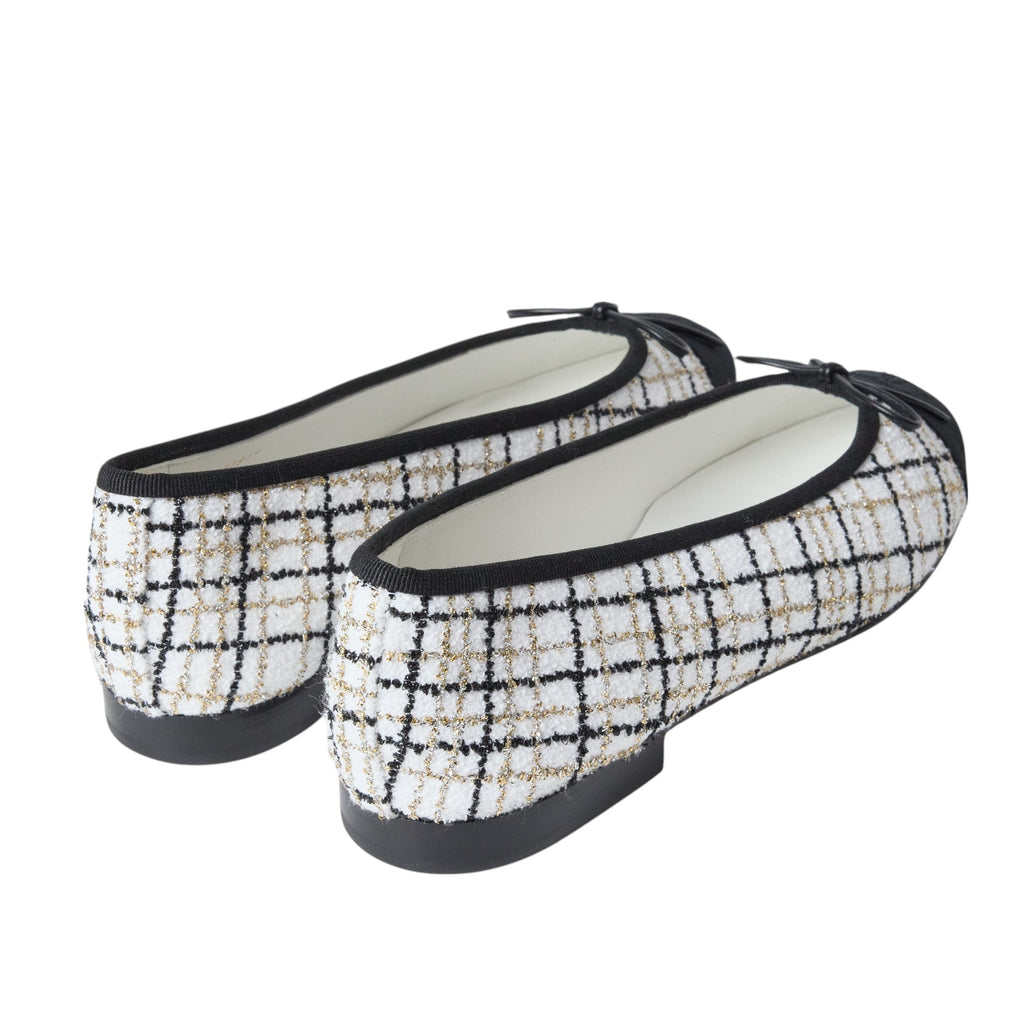 Chanel Tweed Flat Size 9