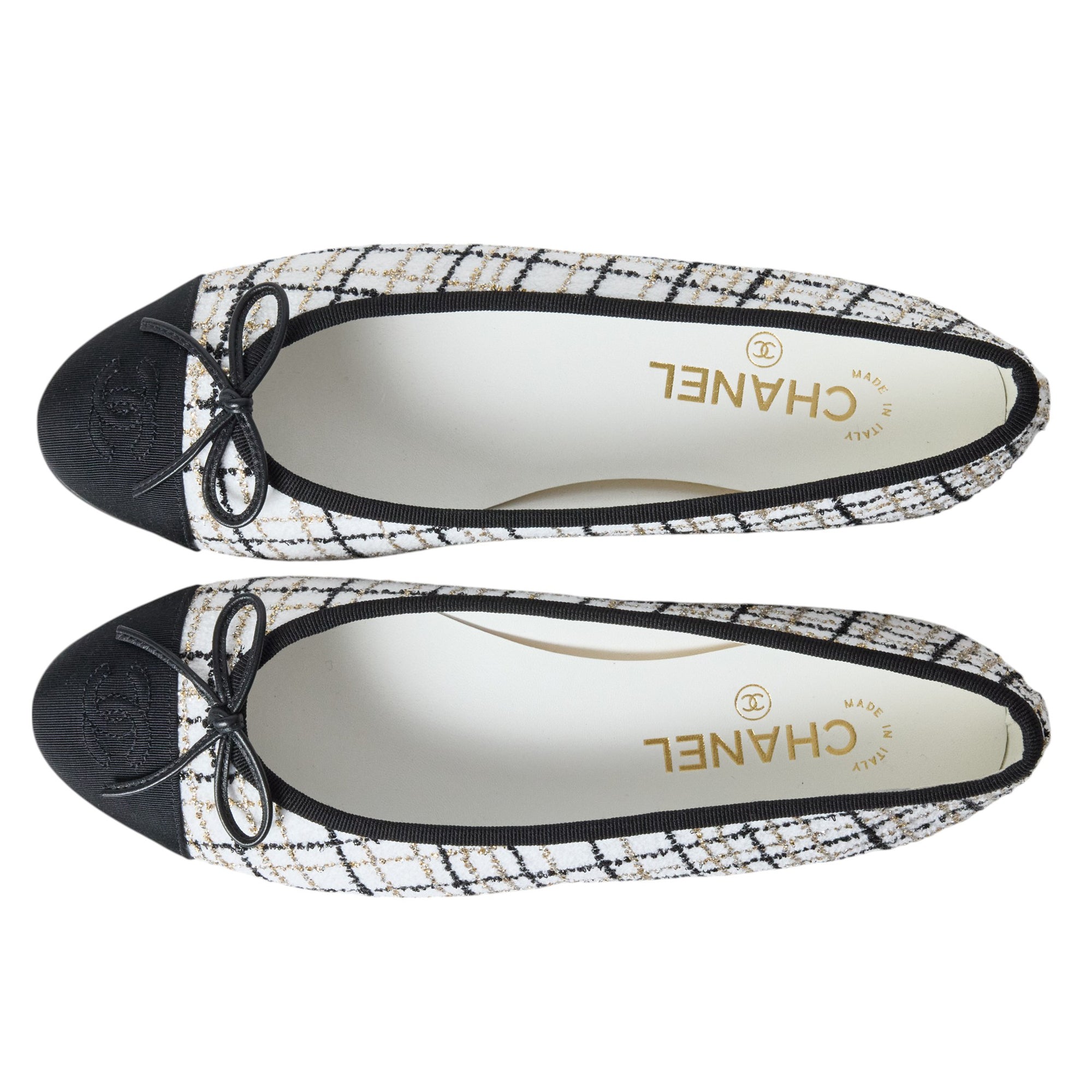 Chanel Tweed Flat Size 9