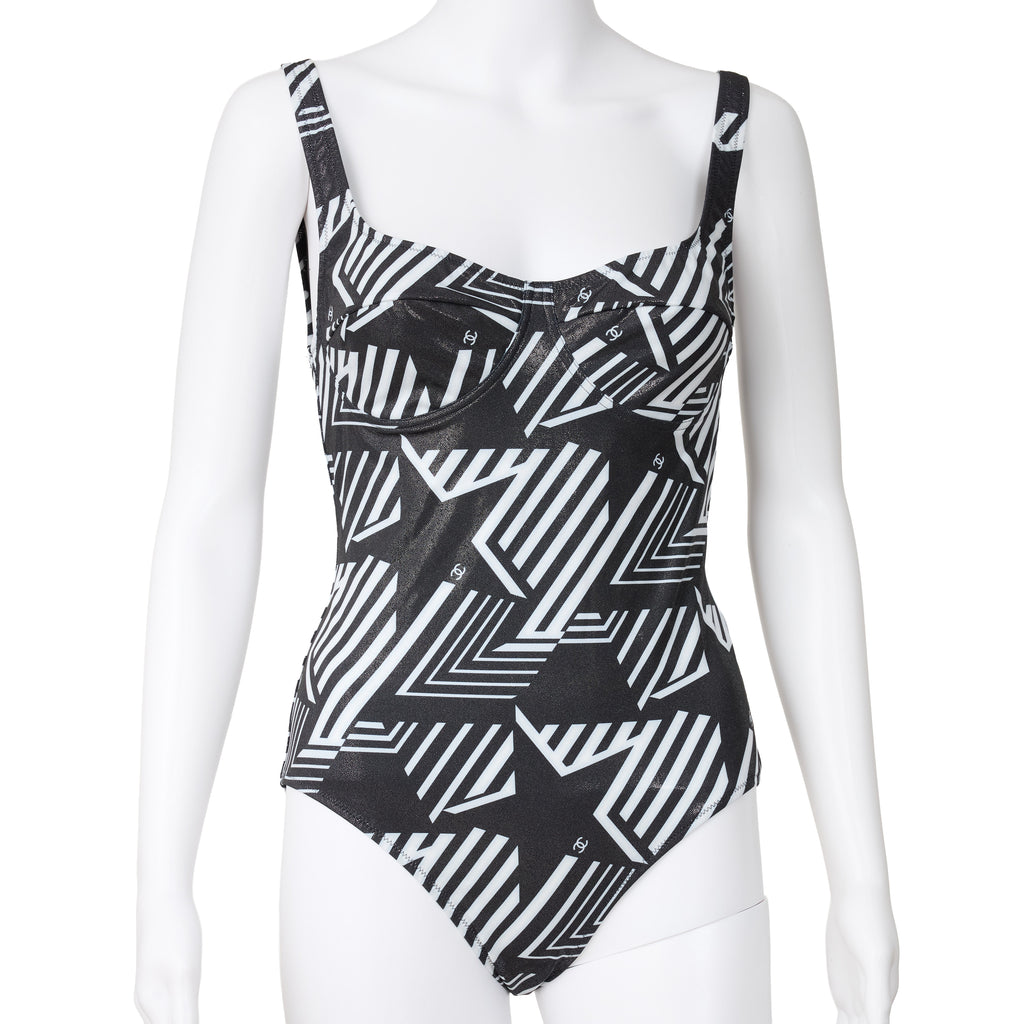 Chanel One Piece Swimsuit Size 6