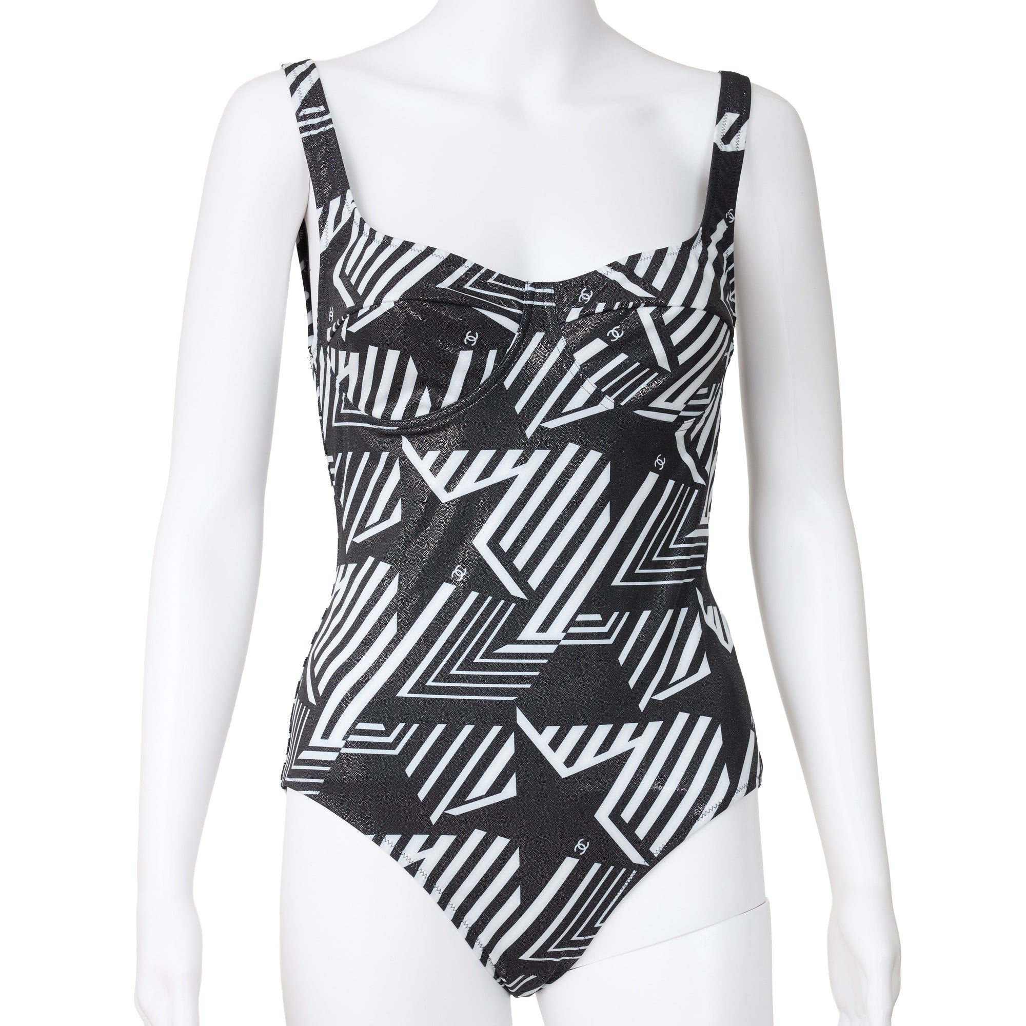 Chanel One Piece Swimsuit Size 6
