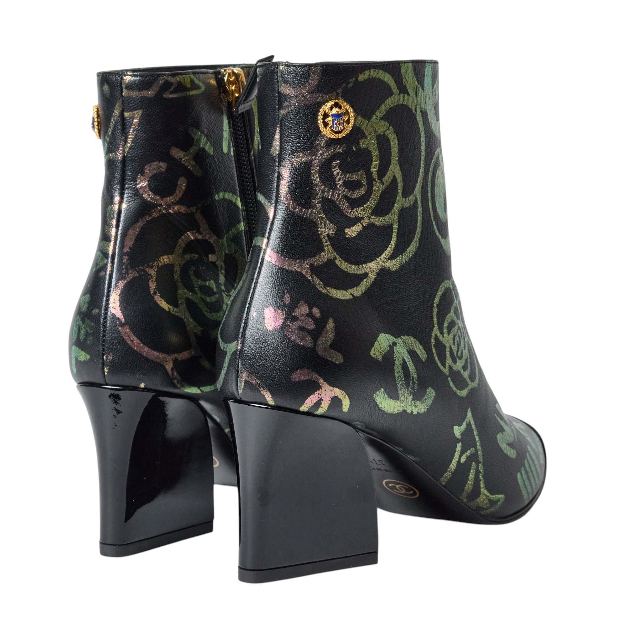Chanel Graphic Bootie Size 7.5
