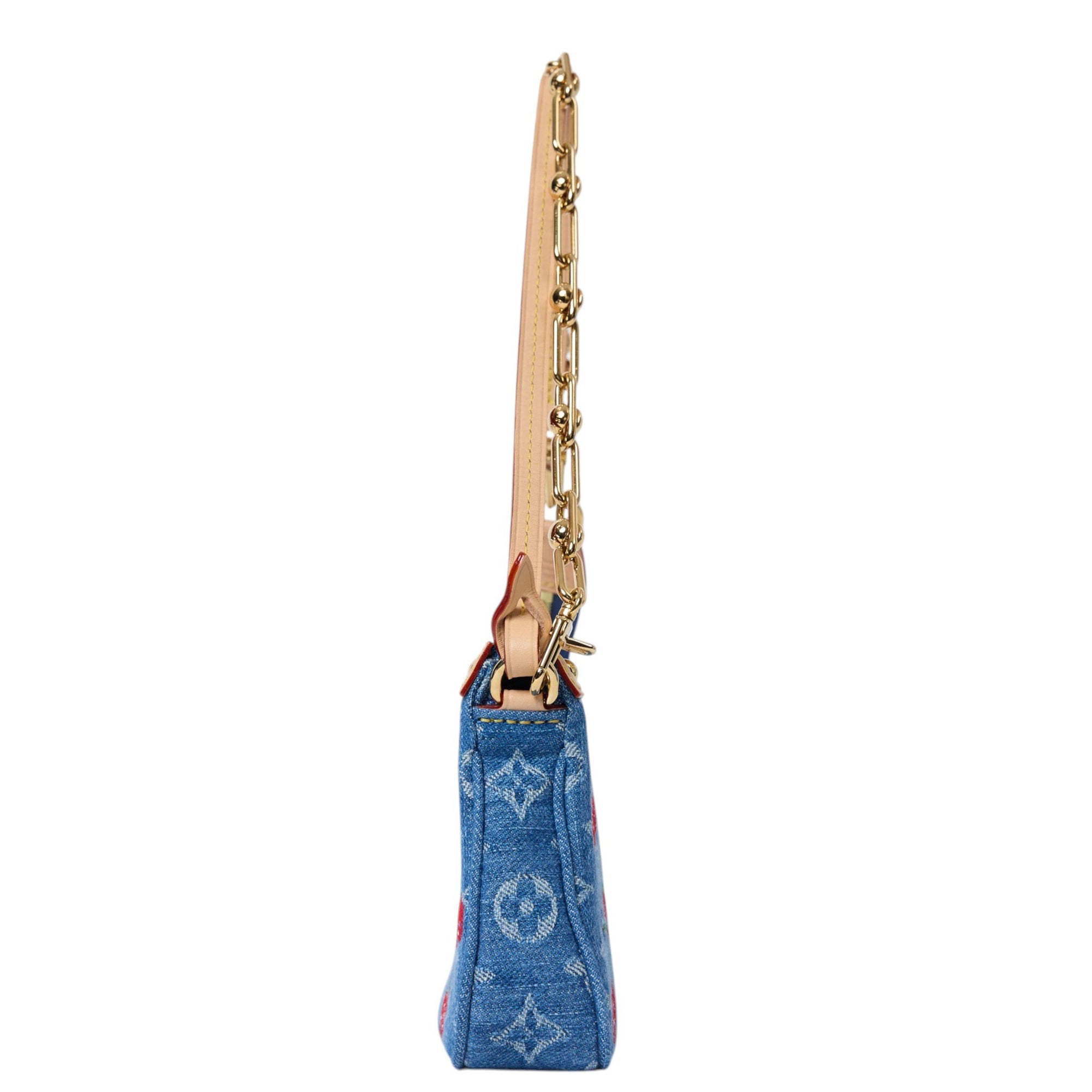 Louis Vuitton Denim Cherry Pochette