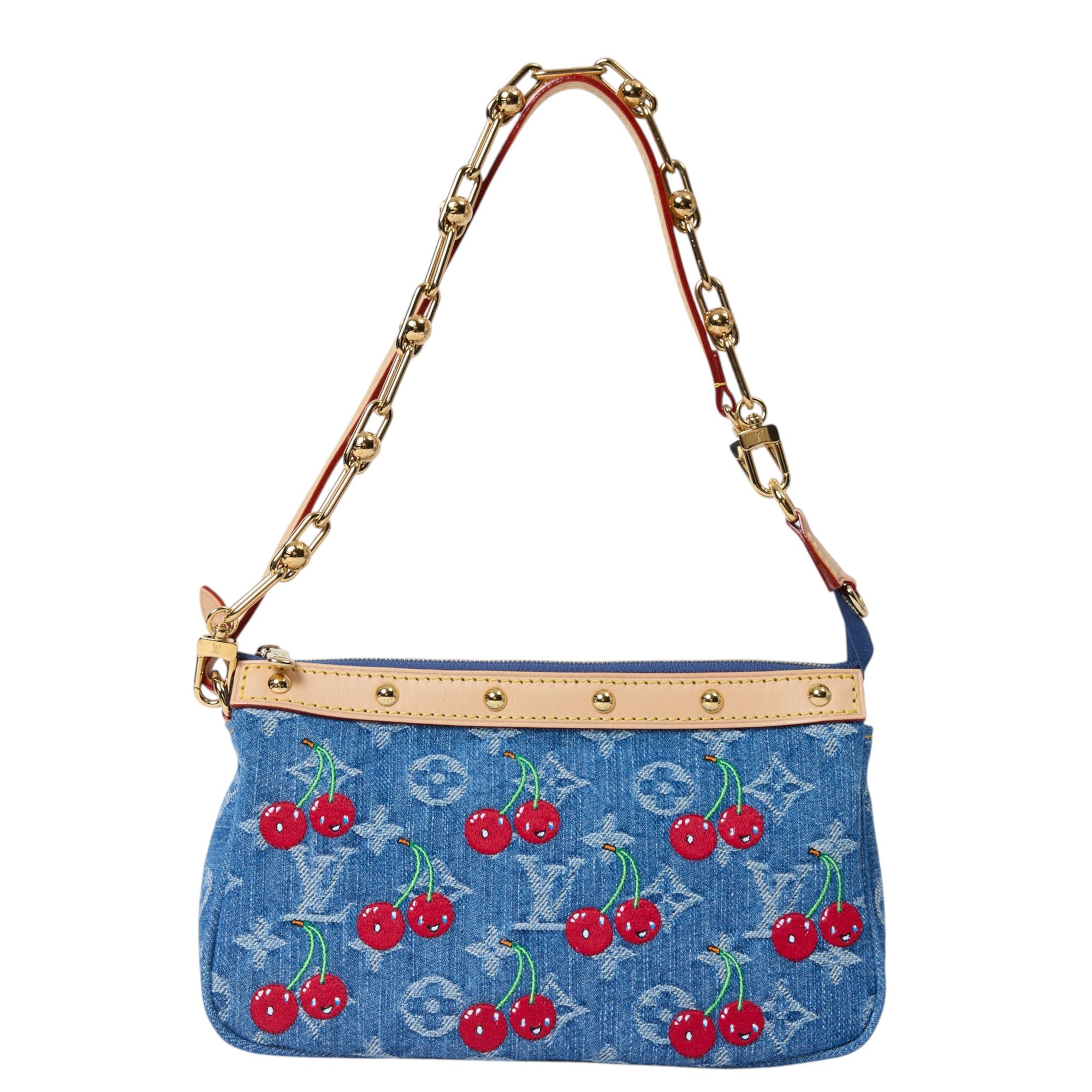 Louis Vuitton Denim Cherry Pochette