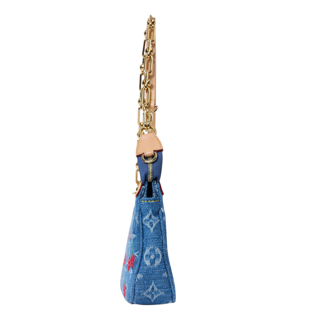 Louis Vuitton Denim Cherry Pochette