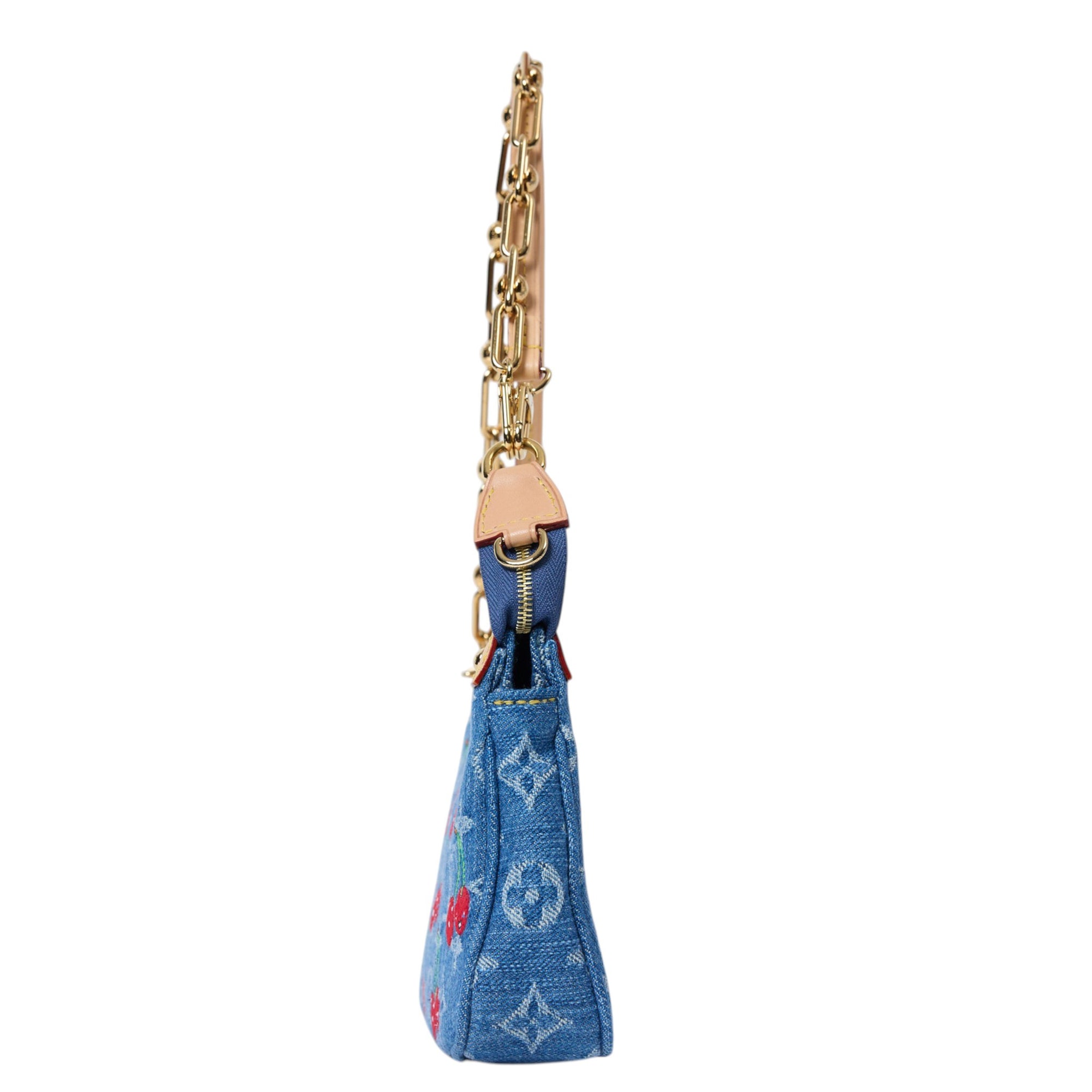 Louis Vuitton Denim Cherry Pochette