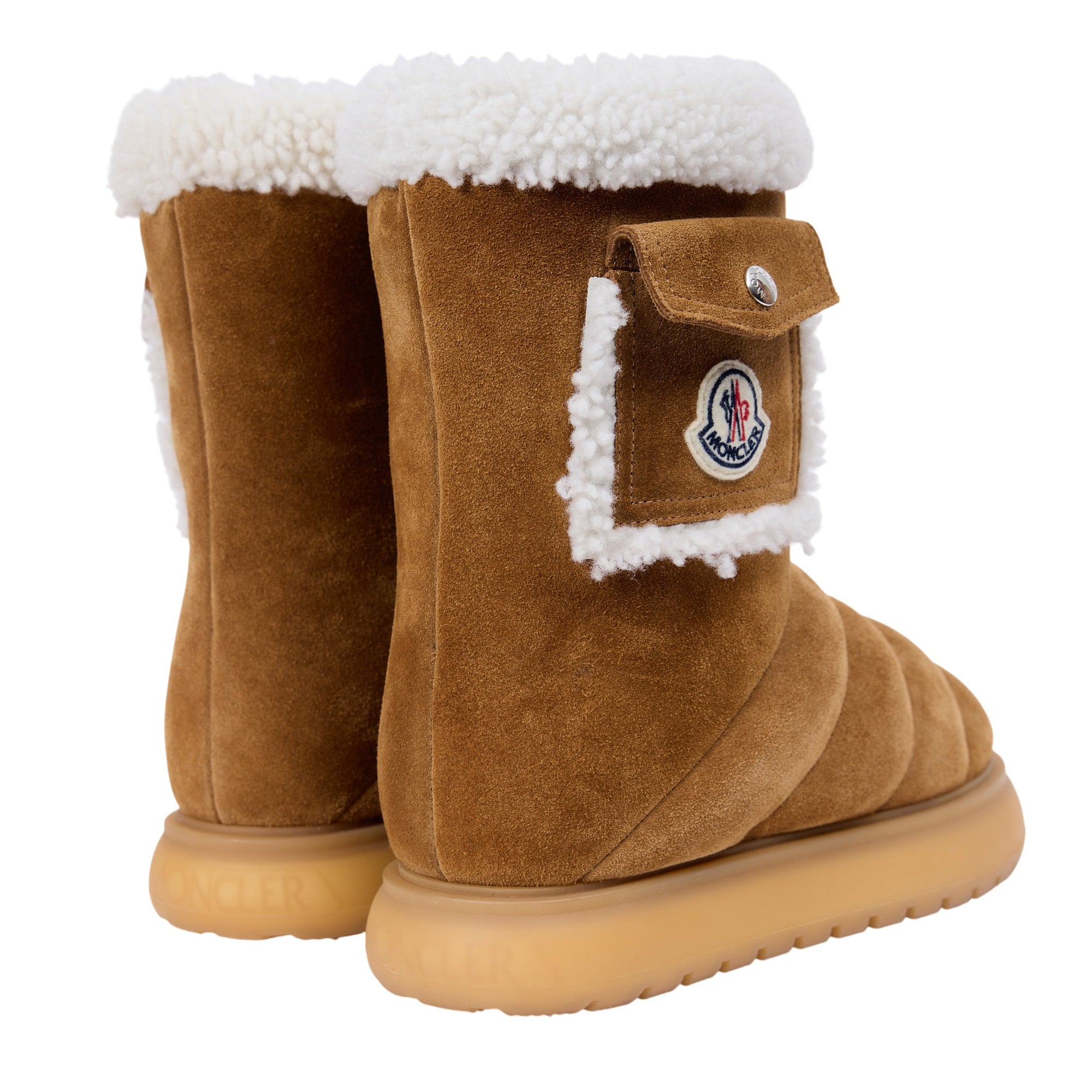 Moncler Shearling Boot Size 7